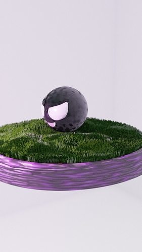 Gastly Pokemon Free 3D model
