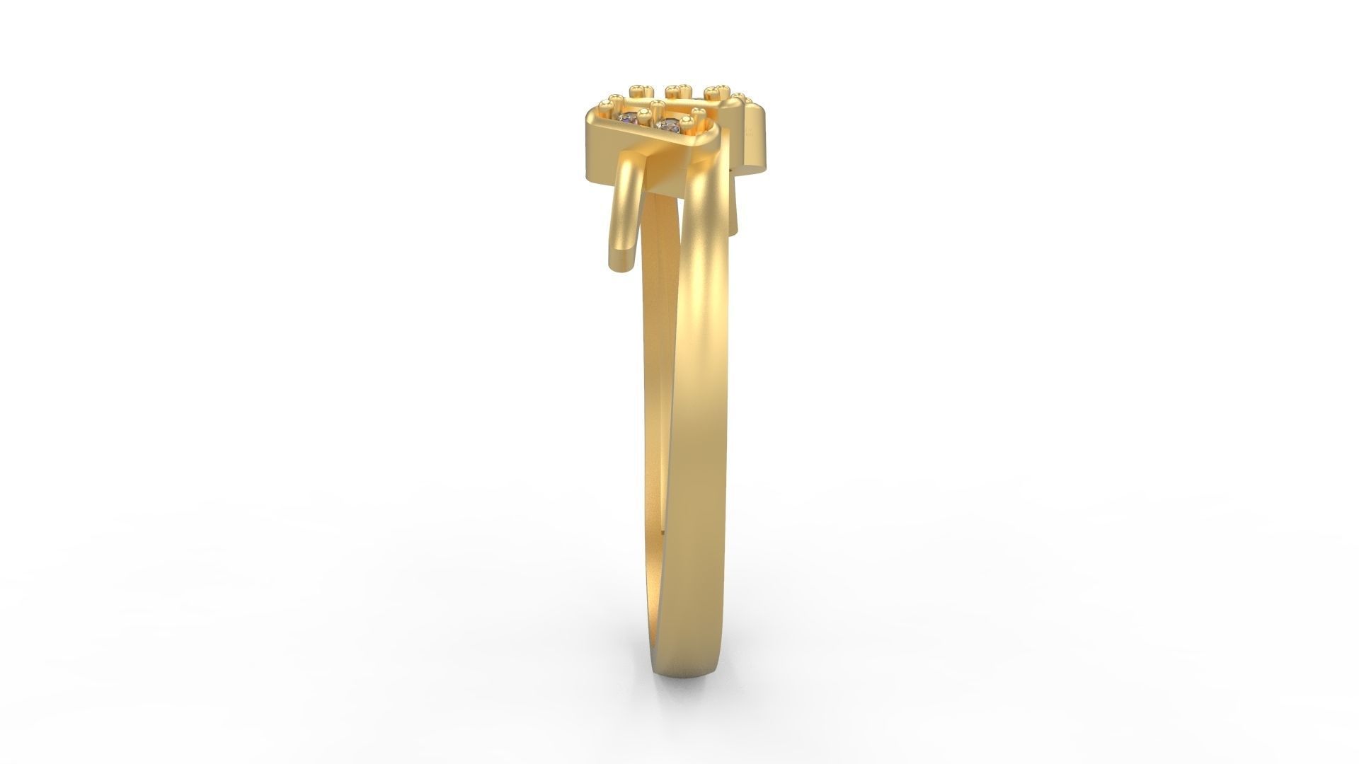 Minimalist Ring 240 3D print model_3