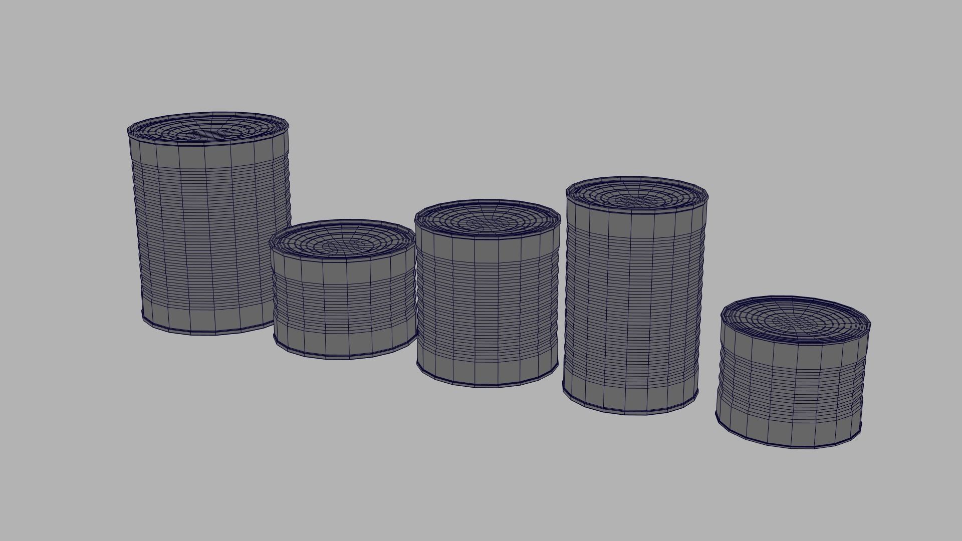 Tin Can collection 3D model_5