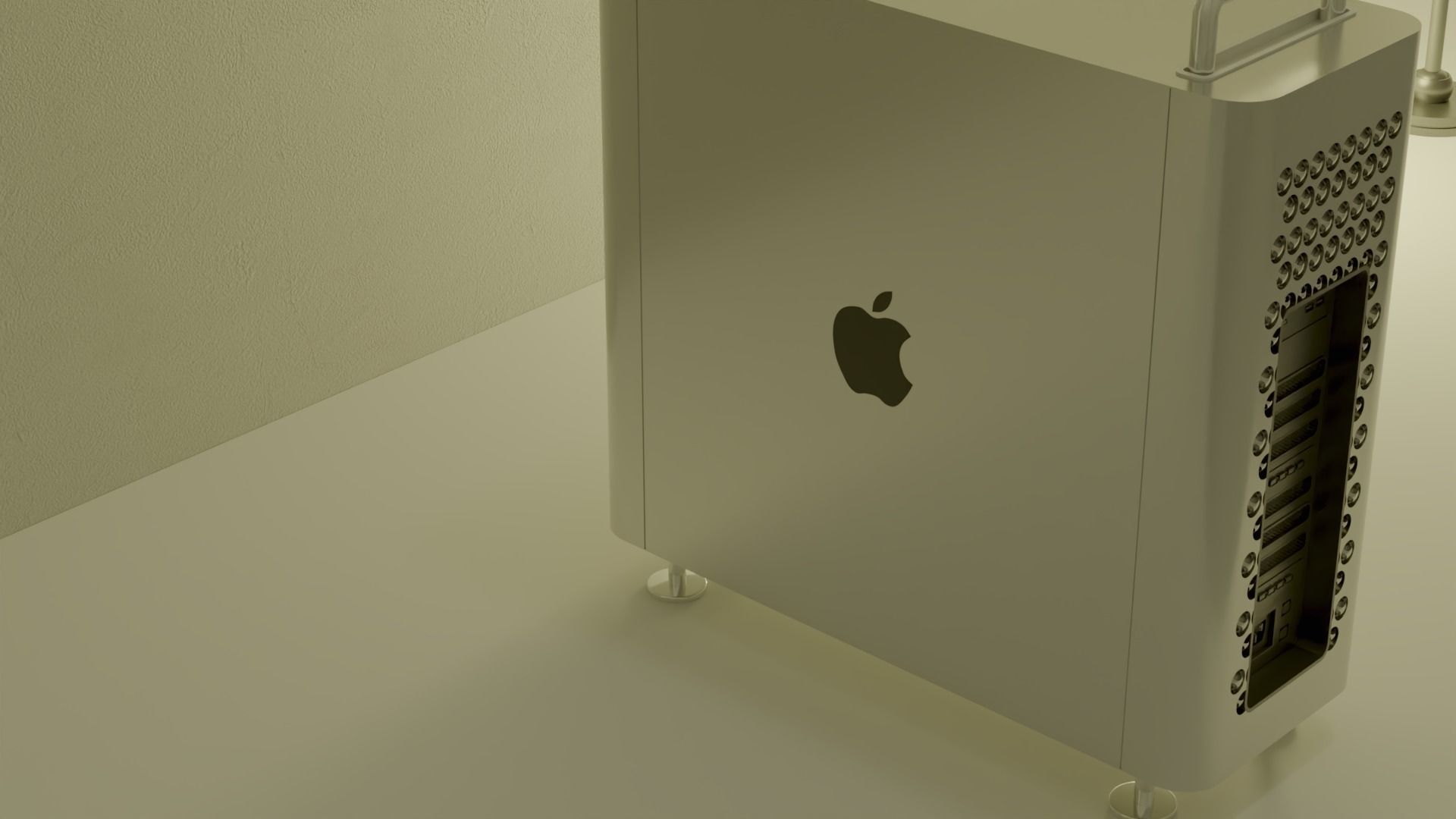 Apple Mac Pro 3D model_4