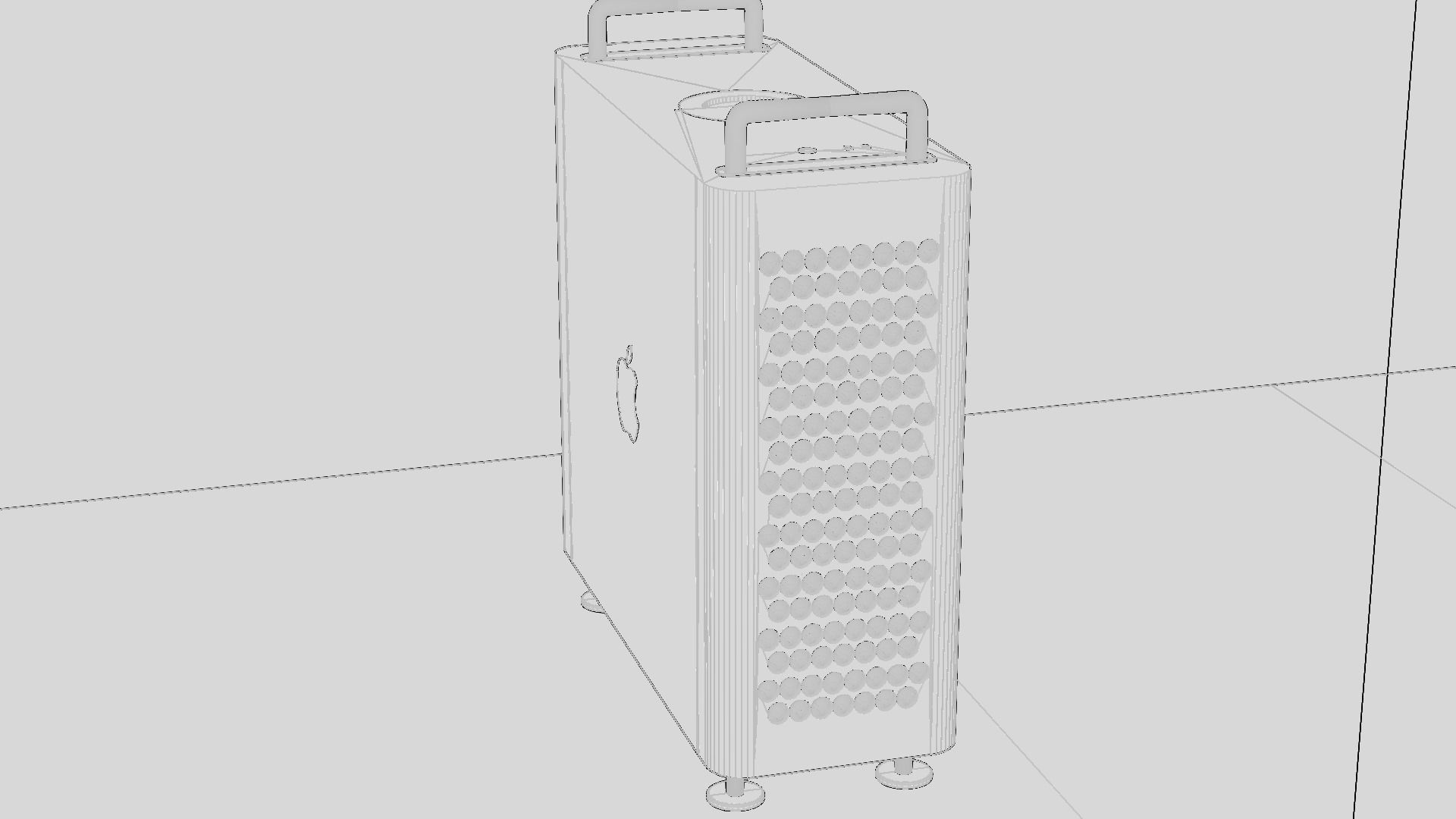 Apple Mac Pro 3D model_11