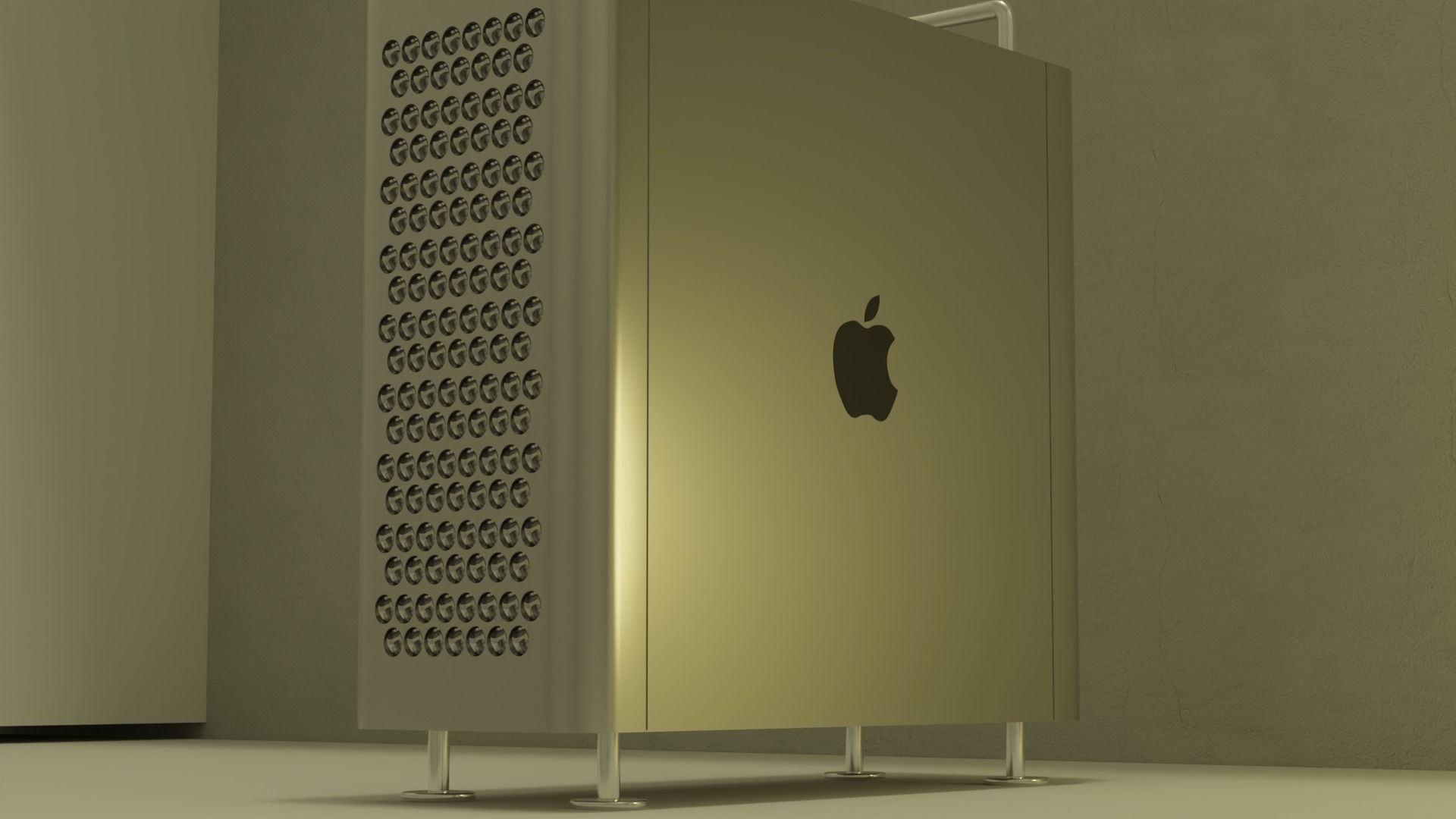 Apple Mac Pro 3D model_7