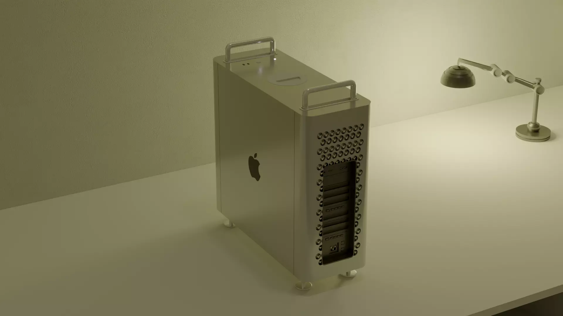 Apple Mac Pro 3D model_0