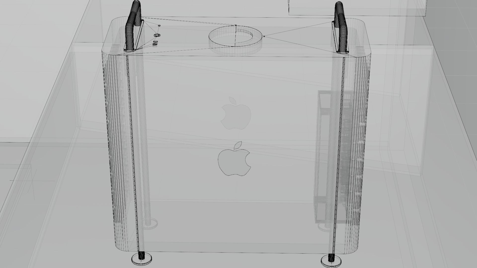 Apple Mac Pro 3D model_13
