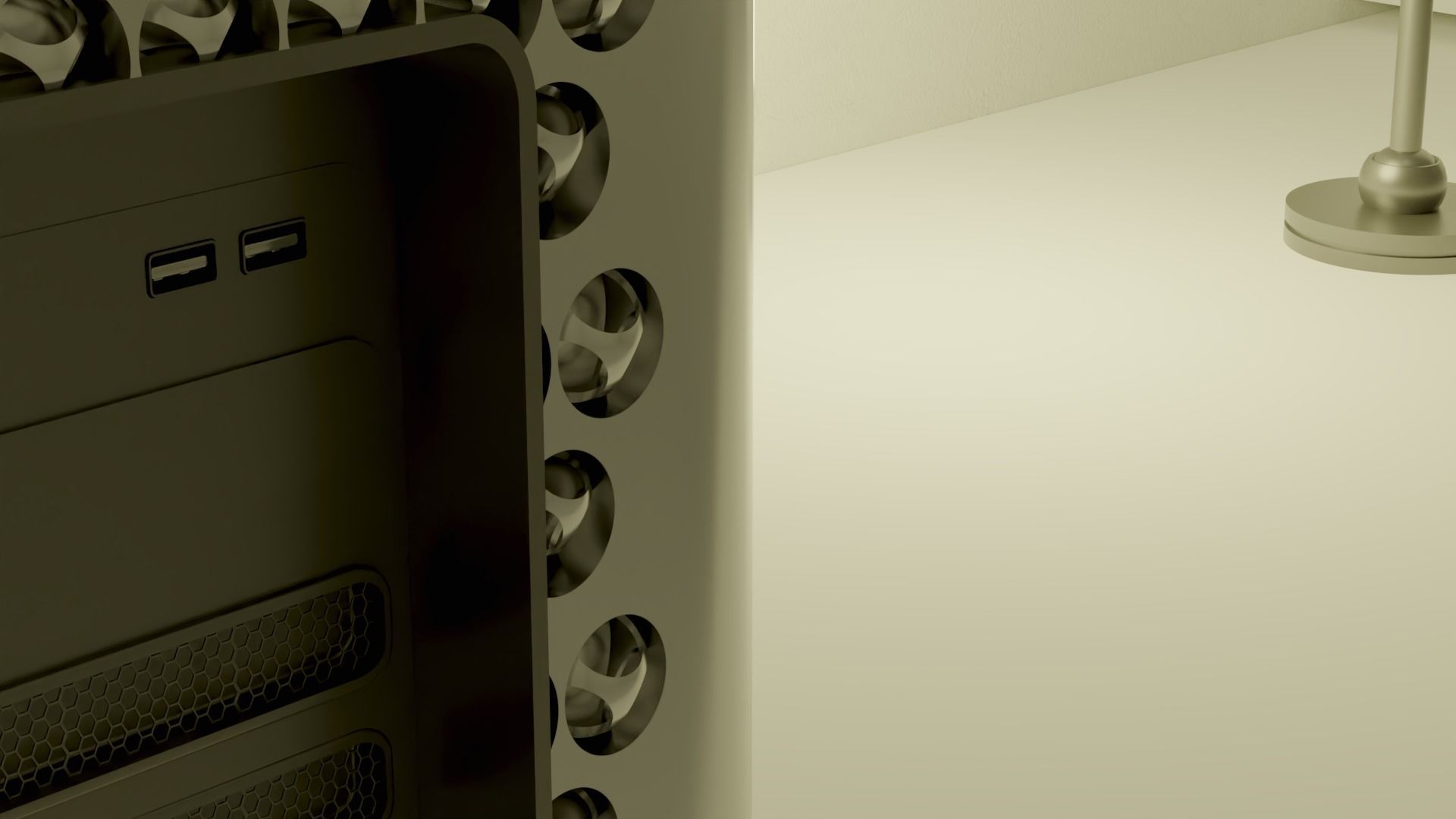 Apple Mac Pro 3D model_10