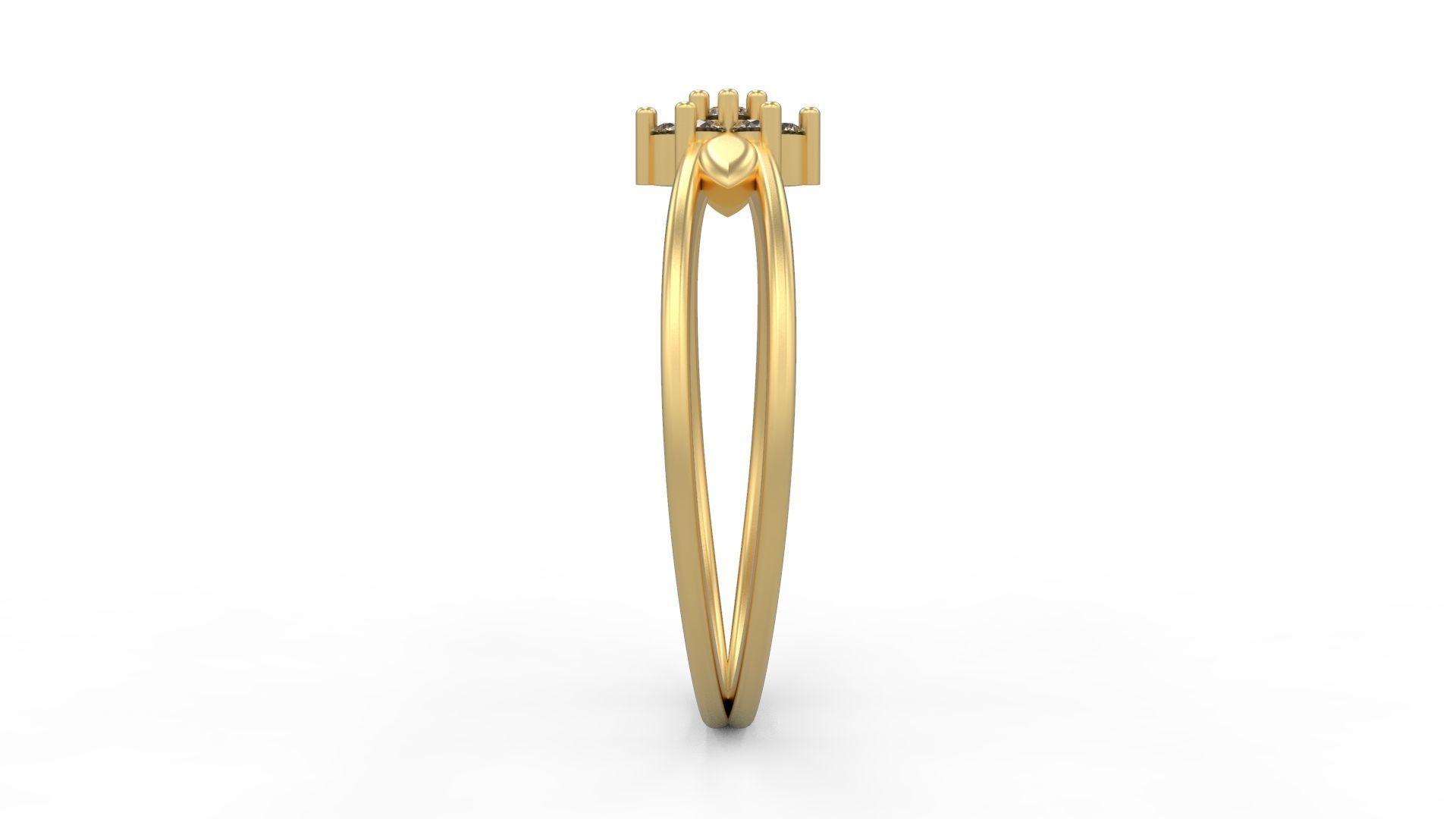 Minimalist Ring 250 3D print model_3