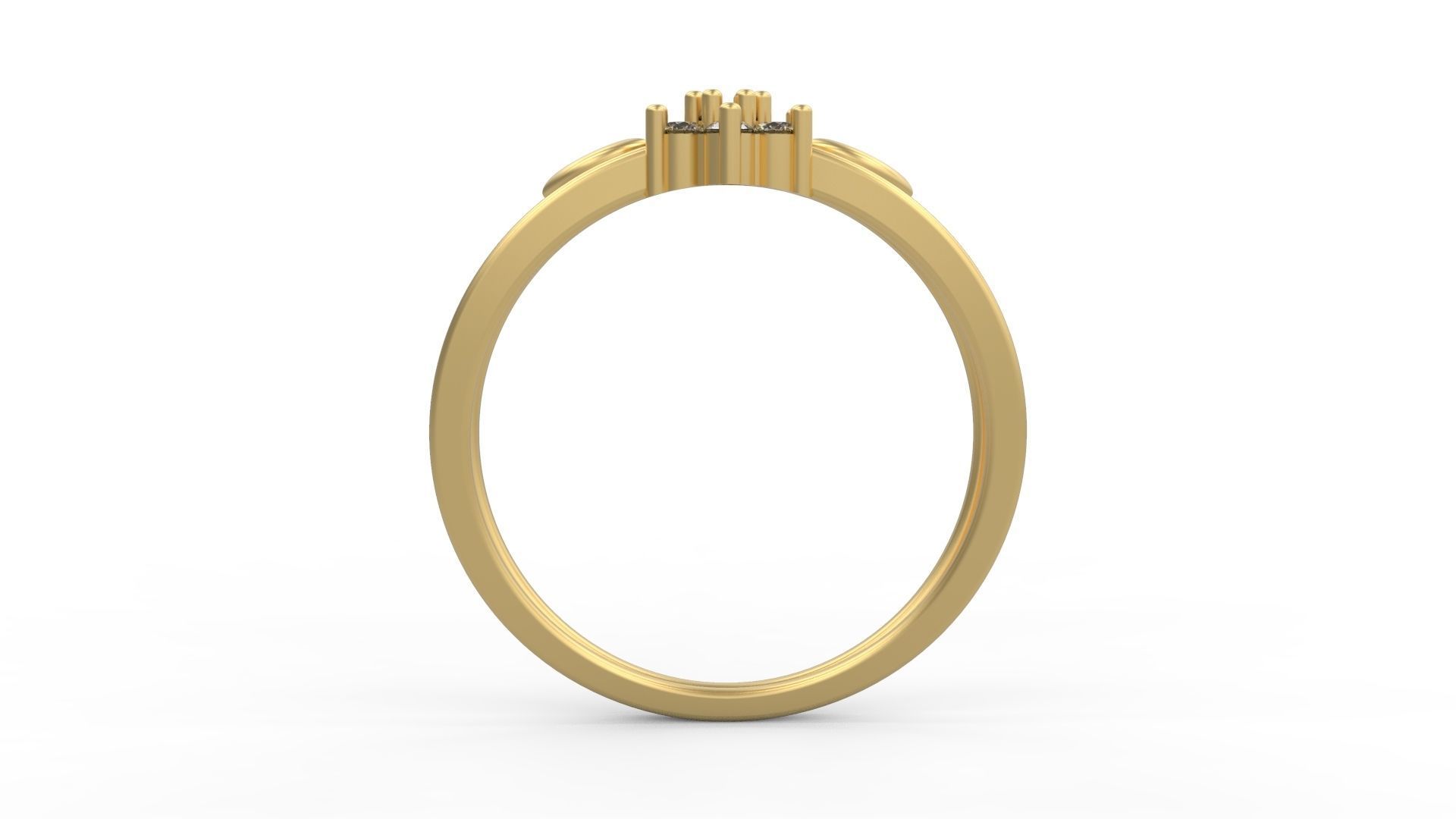 Minimalist Ring 250 3D print model_2