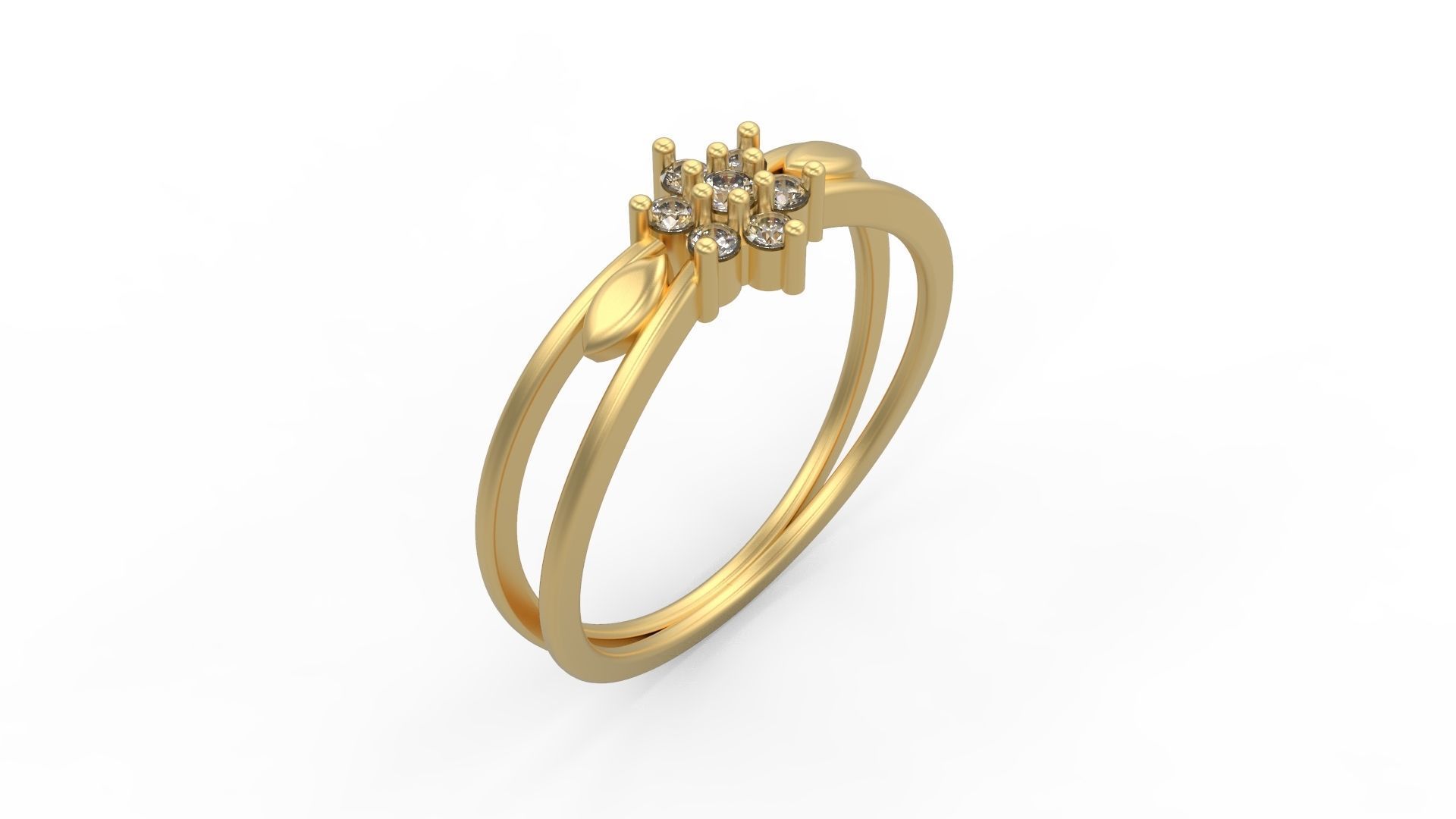 Minimalist Ring 250 3D print model_1
