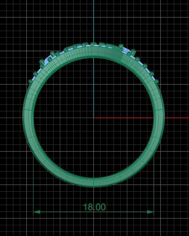 Minimalist Ring 252 3D print model_6