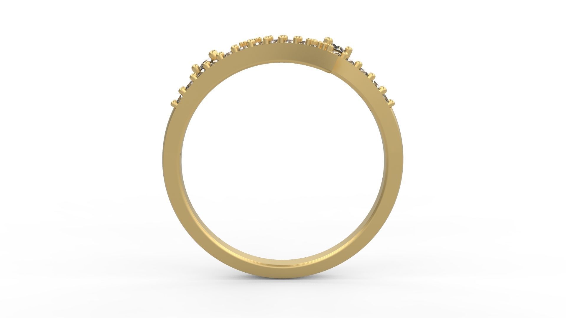 Minimalist Ring 252 3D print model_2