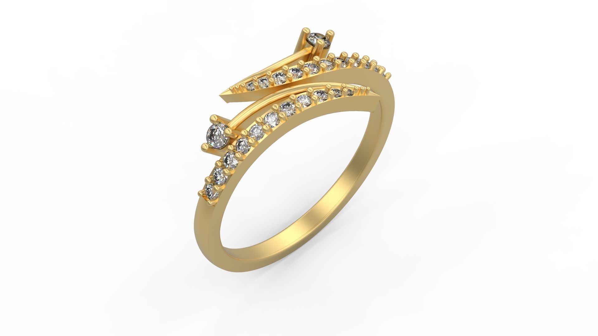 Minimalist Ring 252 3D print model_1