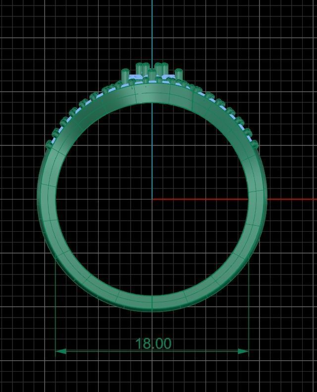 Minimalist Ring 254 3D print model_6