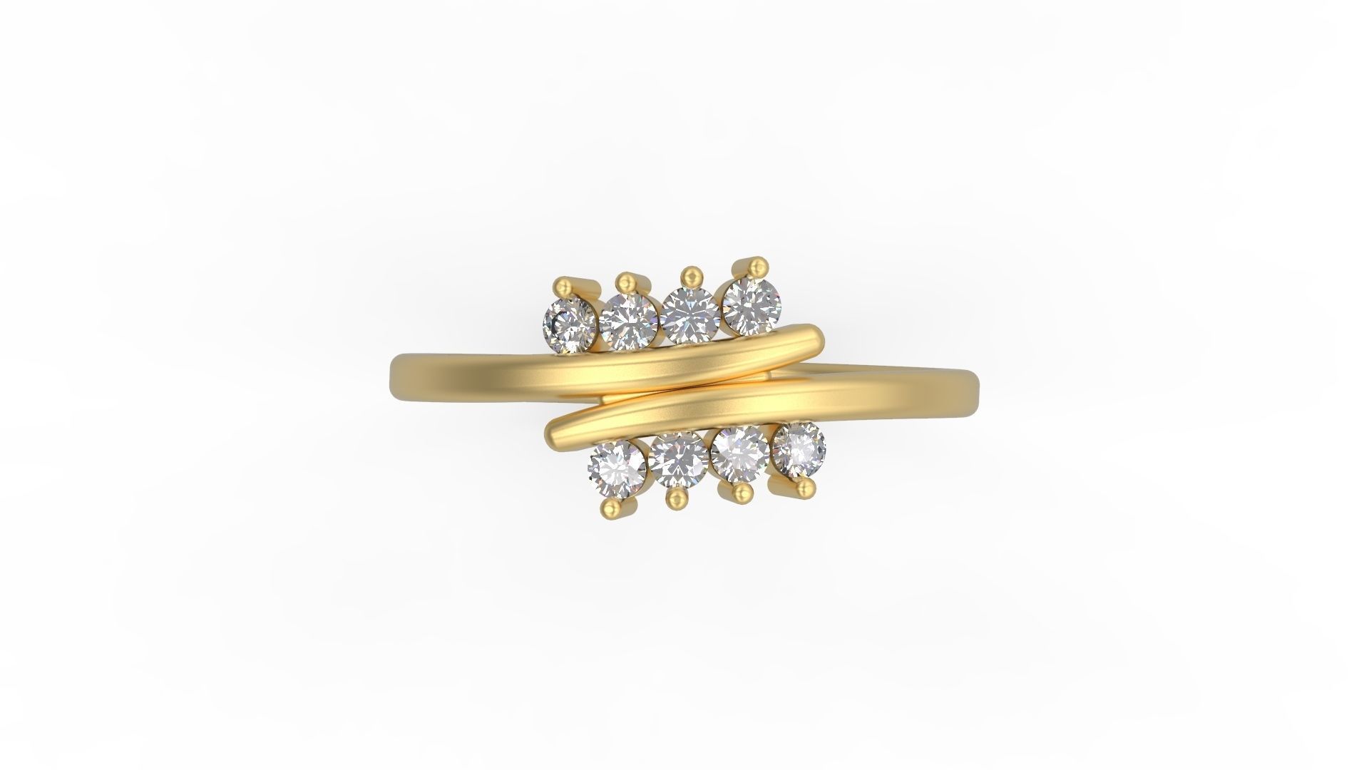 Minimalist Ring 268 3D print model_4