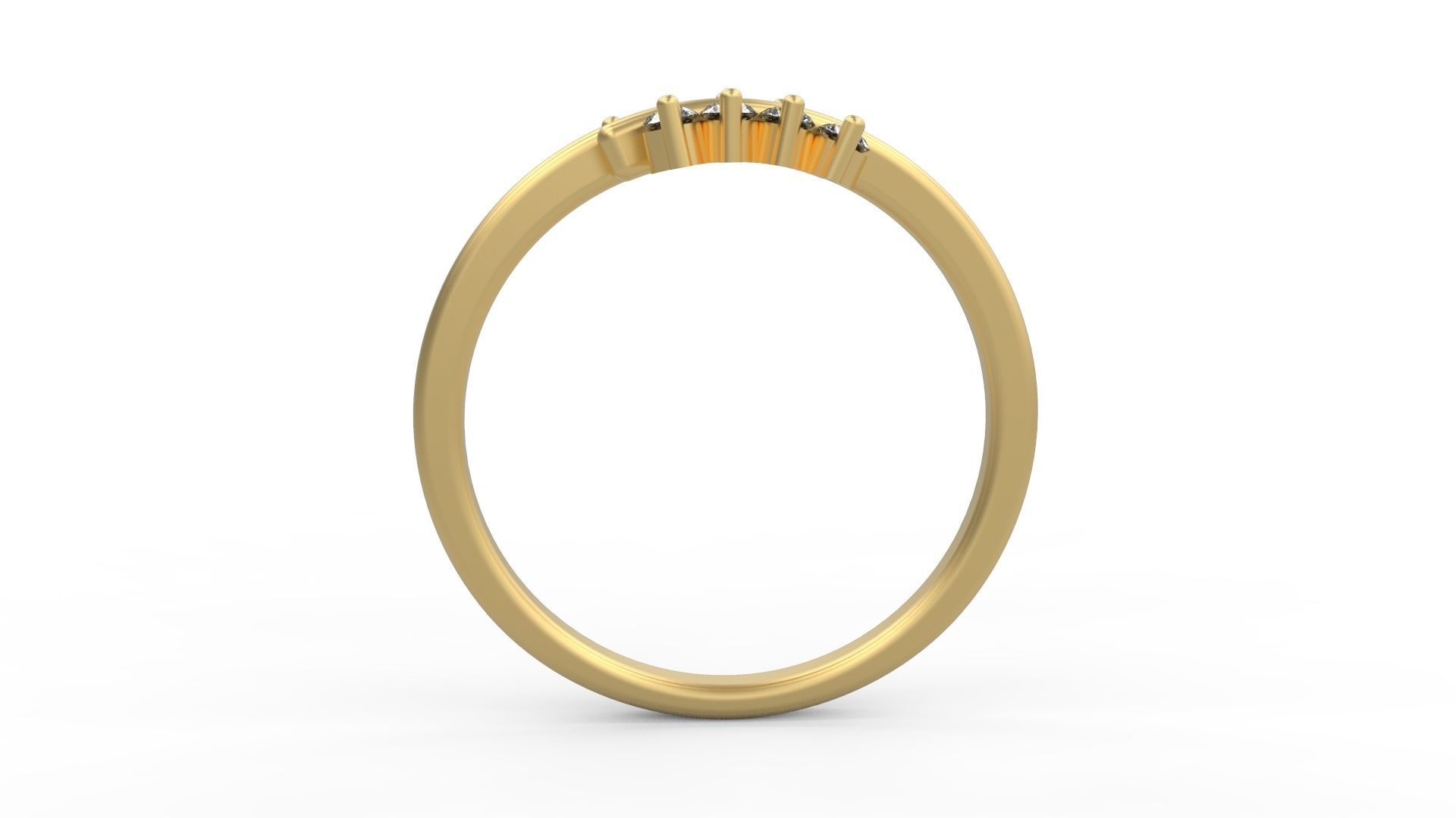 Minimalist Ring 268 3D print model_2