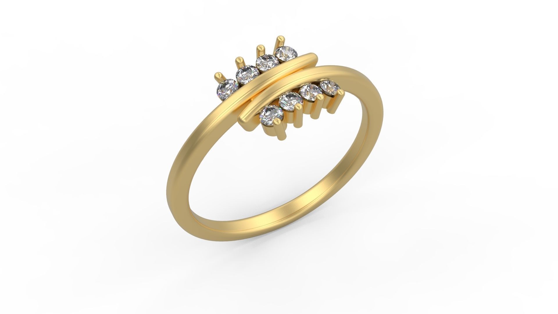 Minimalist Ring 268 3D print model_1