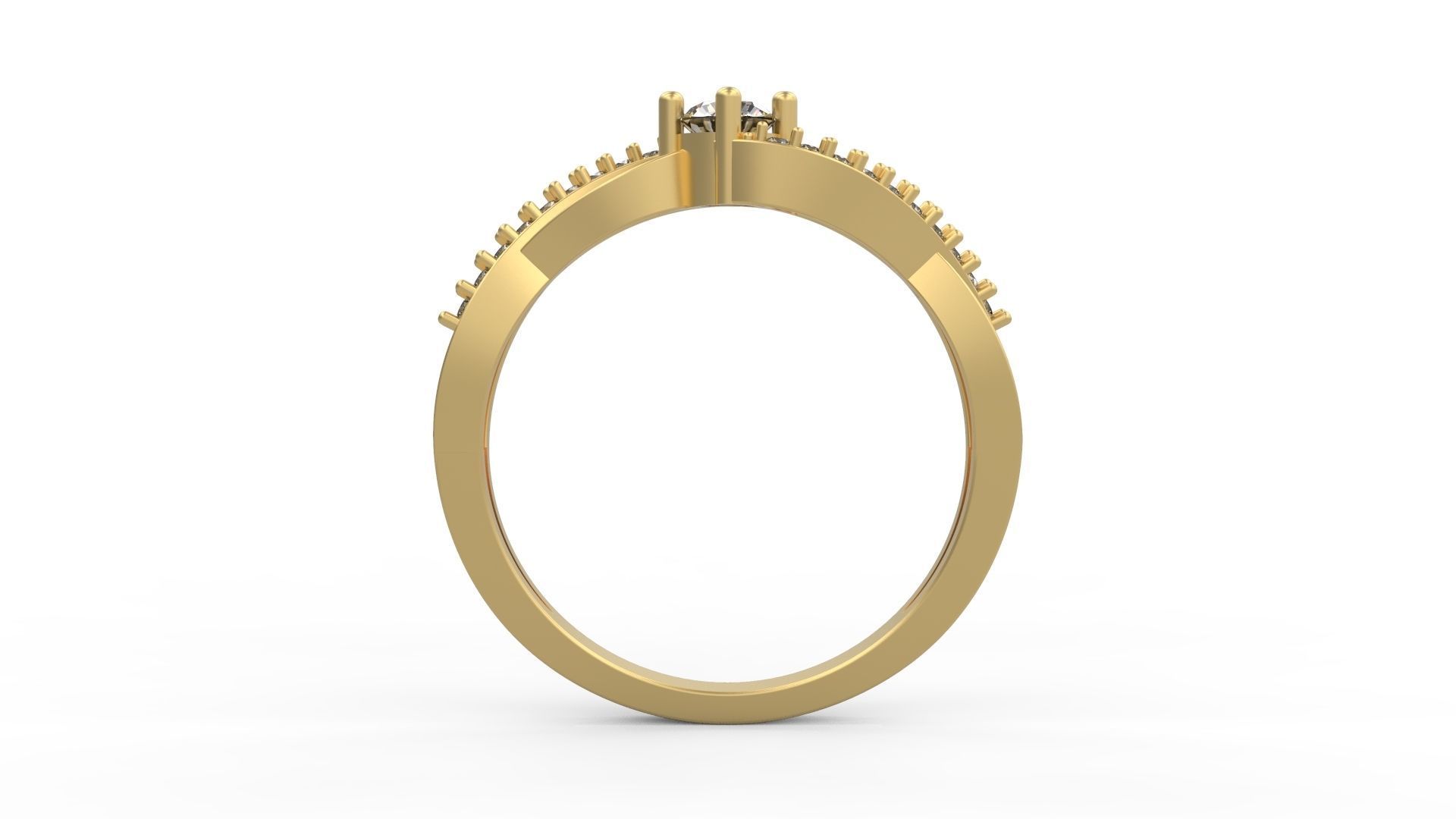 Minimalist Ring 269 3D print model_2