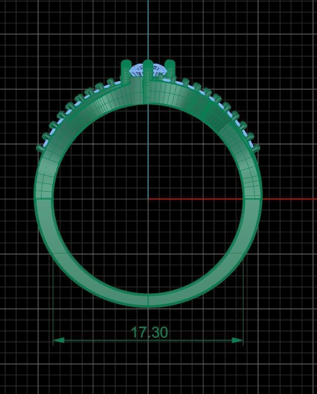 Minimalist Ring 269 3D print model_5