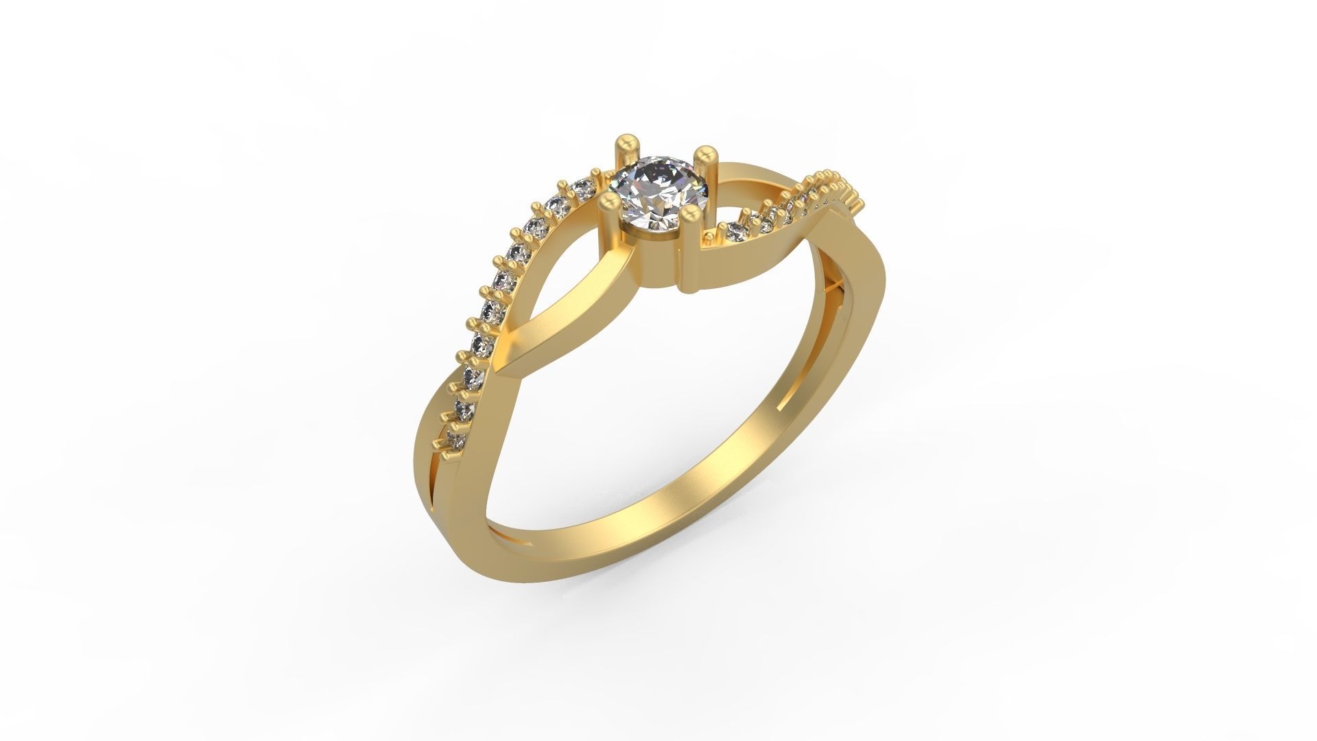 Minimalist Ring 269 3D print model_1