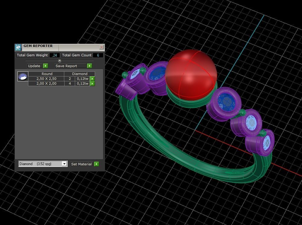 Minimalist Pearl Ring 270 3D print model_5