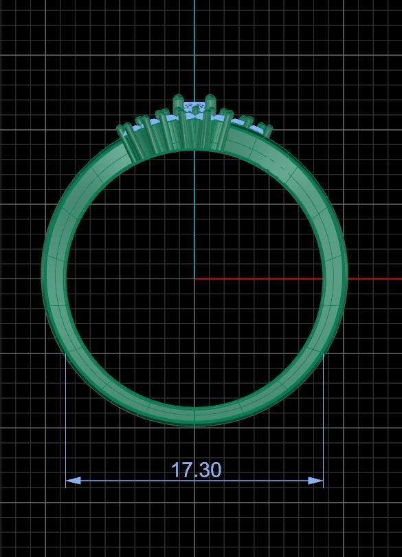 Minimalist Ring 271 3D print model_5