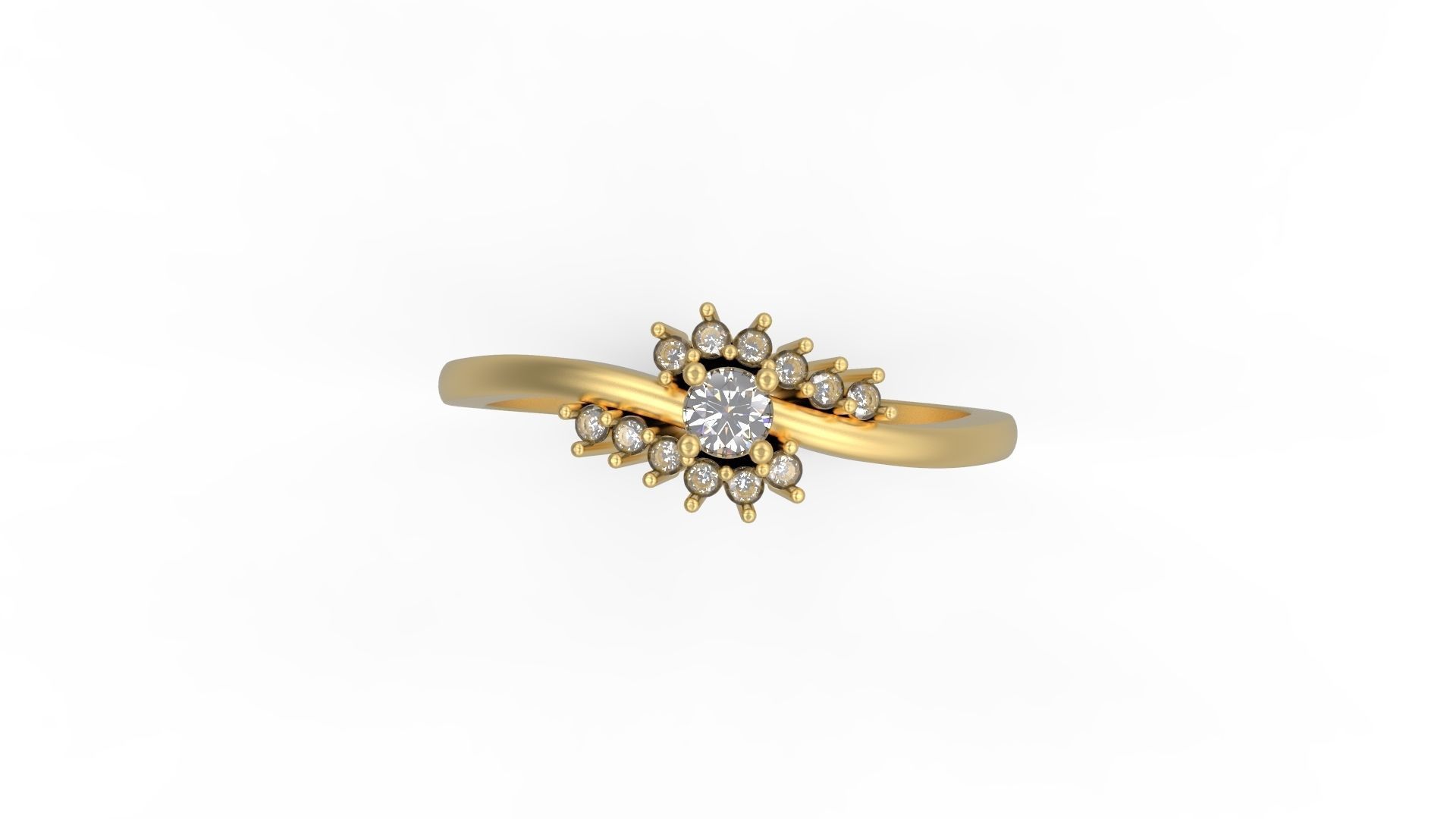 Minimalist Ring 271 3D print model_4