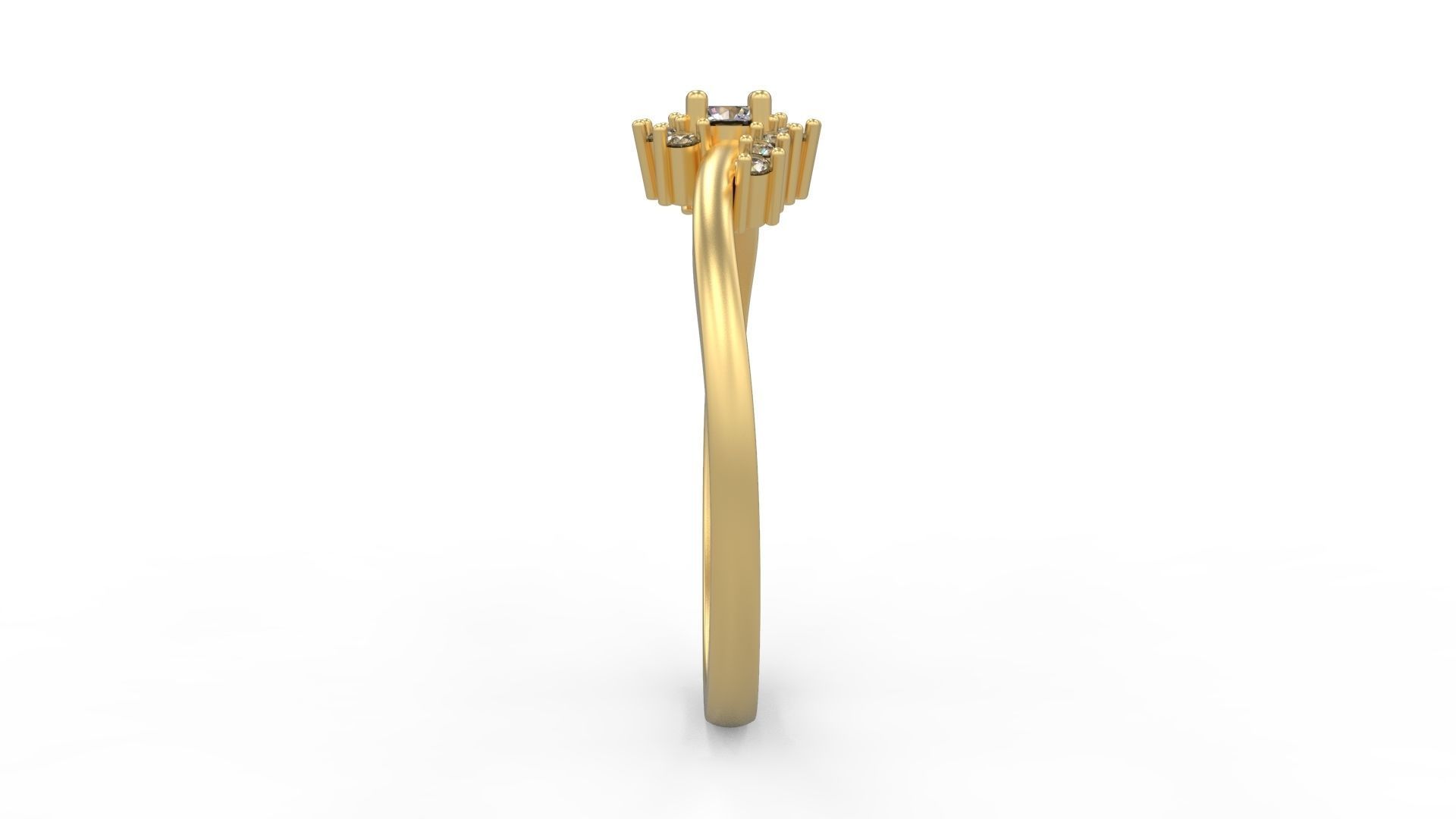 Minimalist Ring 271 3D print model_3