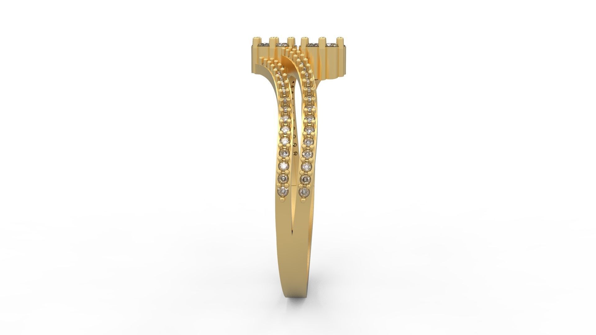 Minimalist Ring 280 3D print model_3