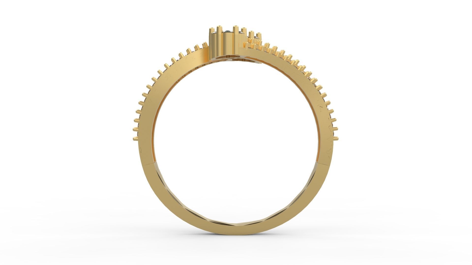 Minimalist Ring 280 3D print model_2