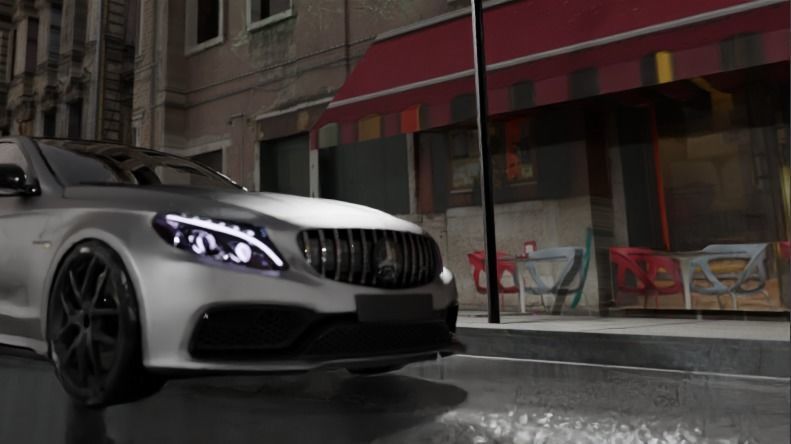 Mercedes C63 Amg Sedan 2019 Free 3D model_3