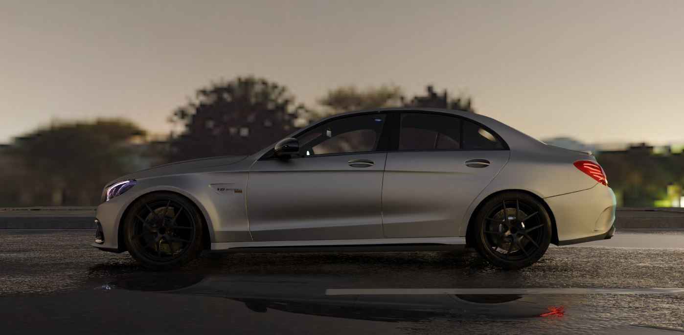 Mercedes C63 Amg Sedan 2019 Free 3D model_1