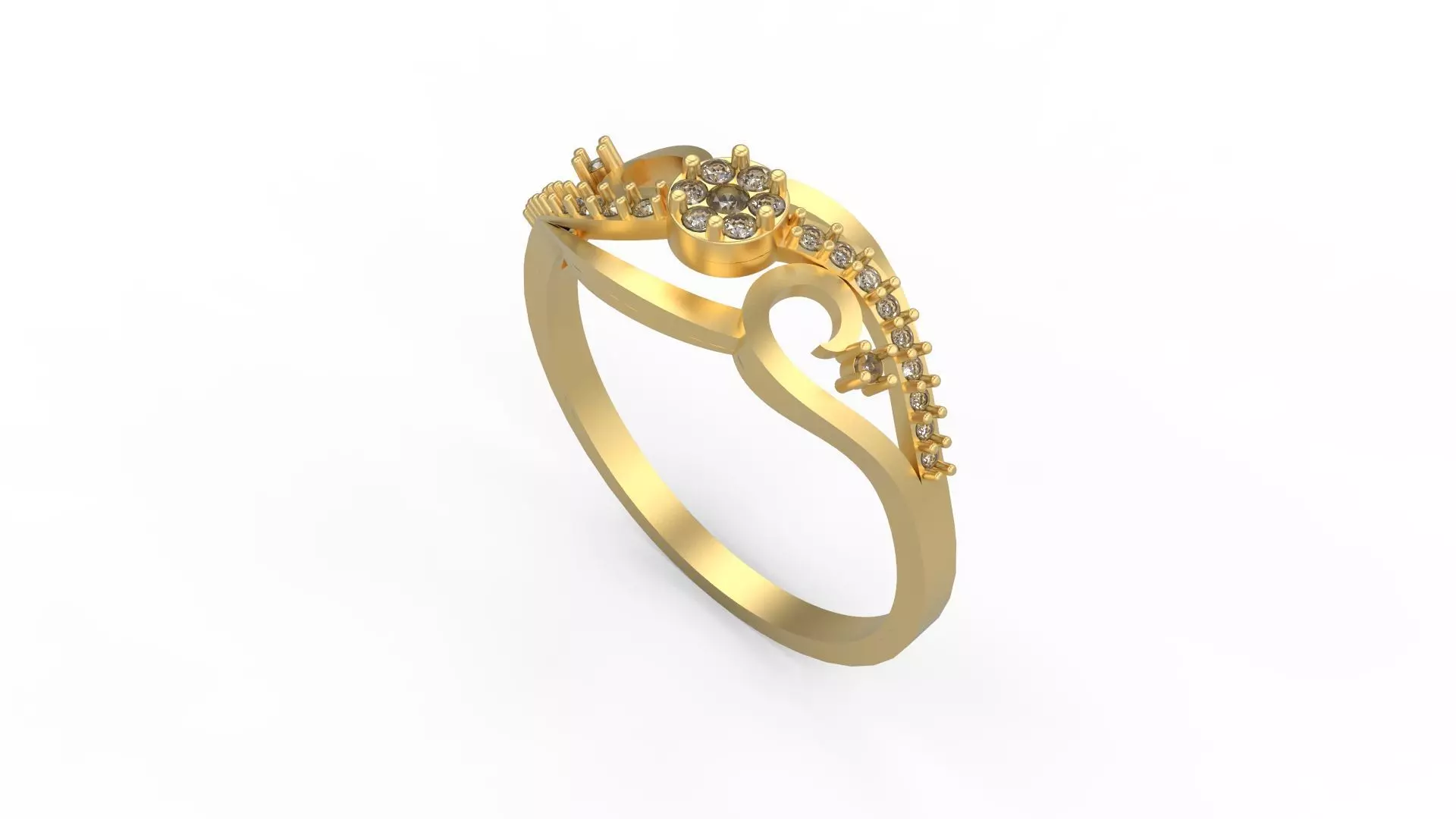 Minimalist Ring 282 3D print model_0