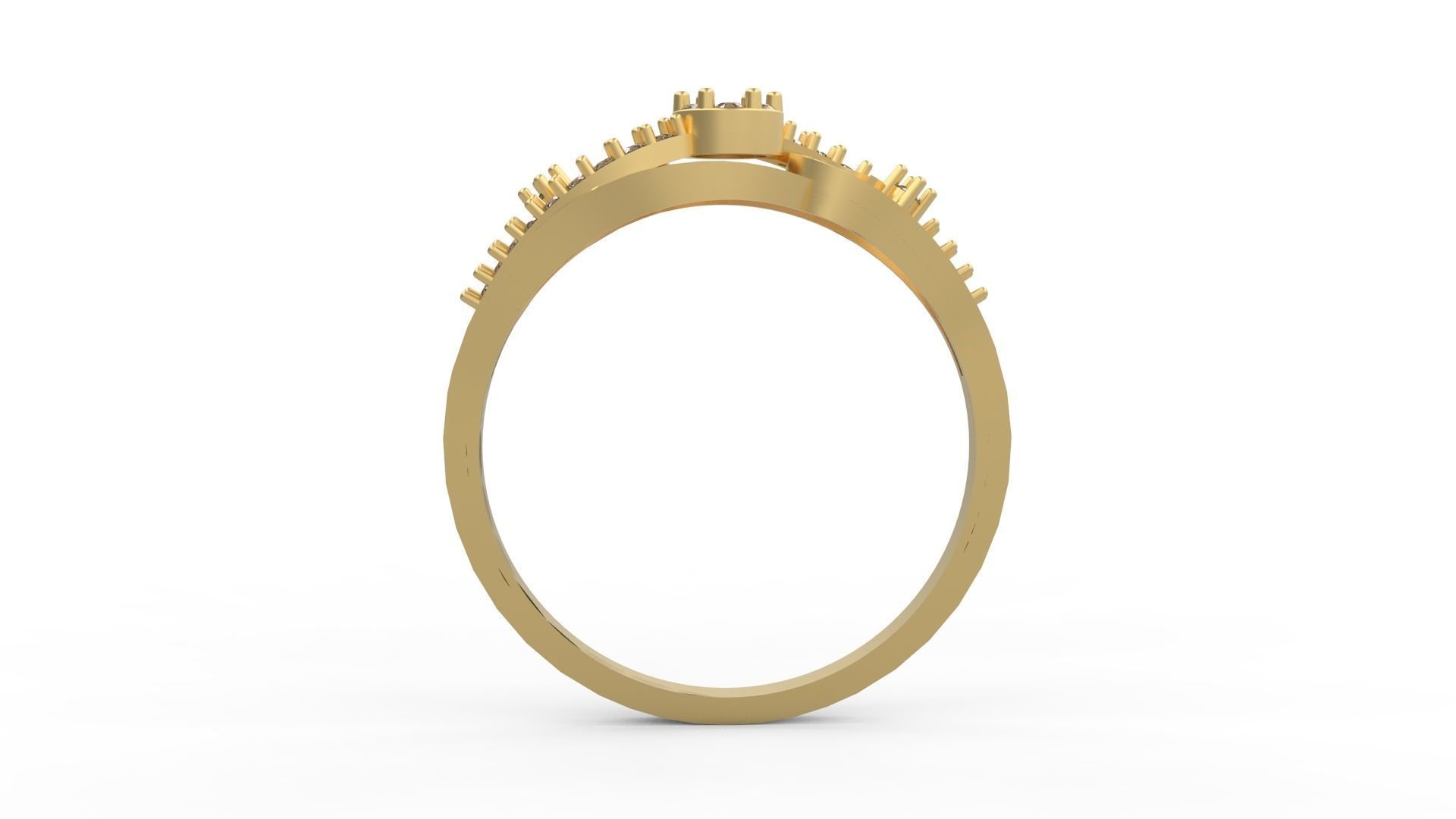 Minimalist Ring 282 3D print model_2