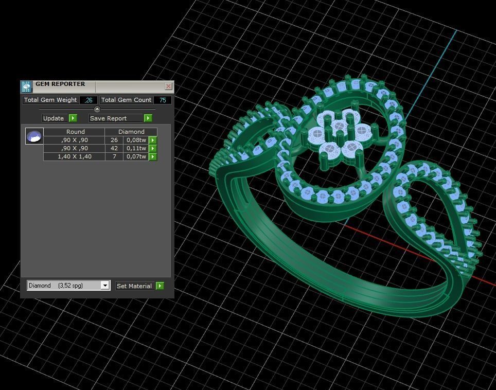 Minimalist Ring 283 3D print model_5