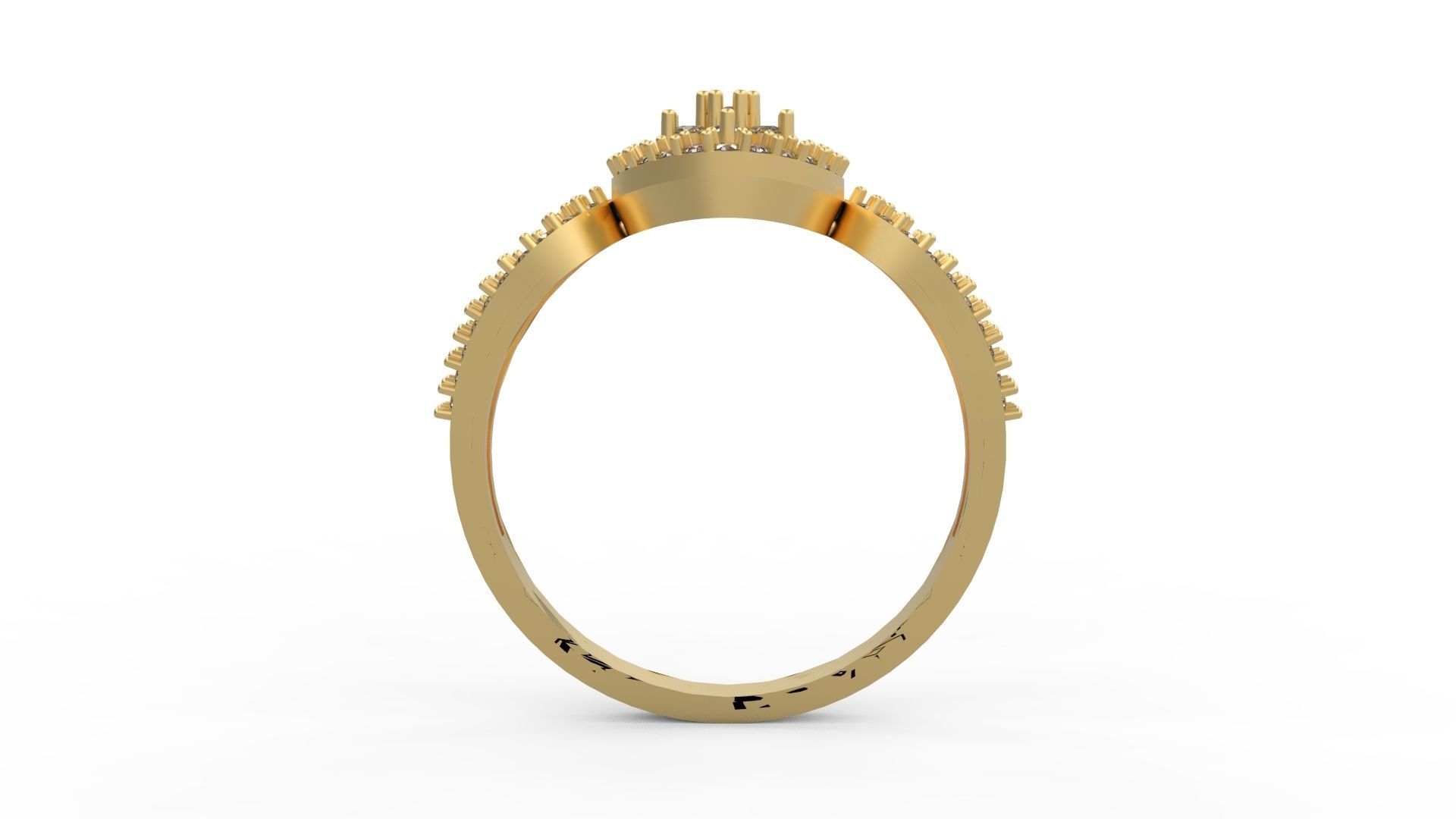 Minimalist Ring 283 3D print model_2