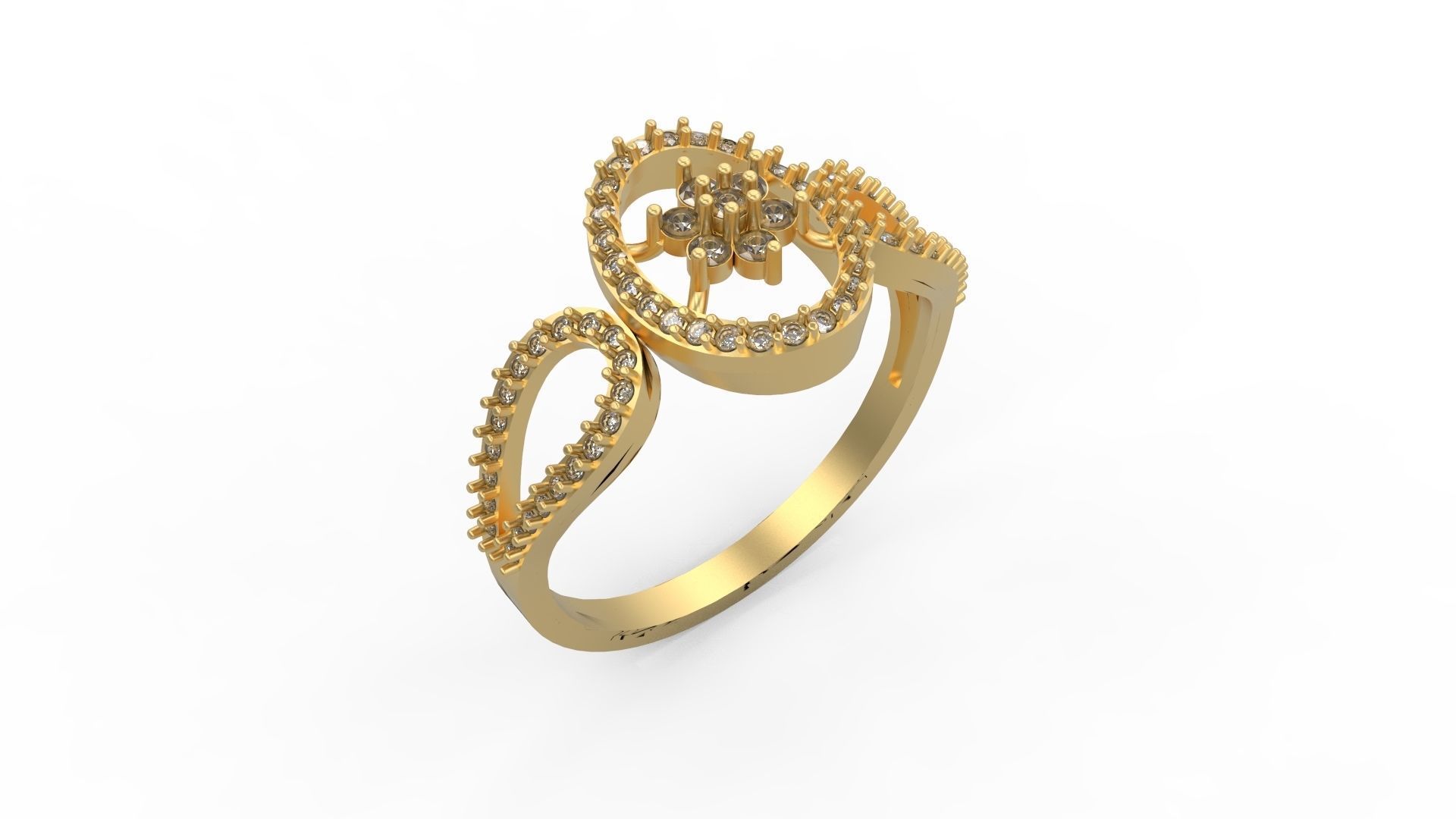 Minimalist Ring 283 3D print model_1