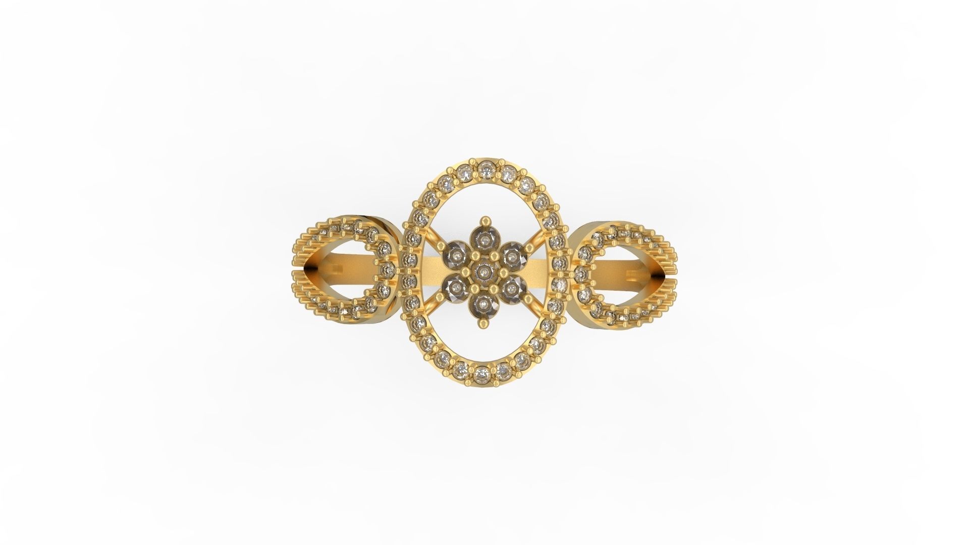 Minimalist Ring 283 3D print model_4