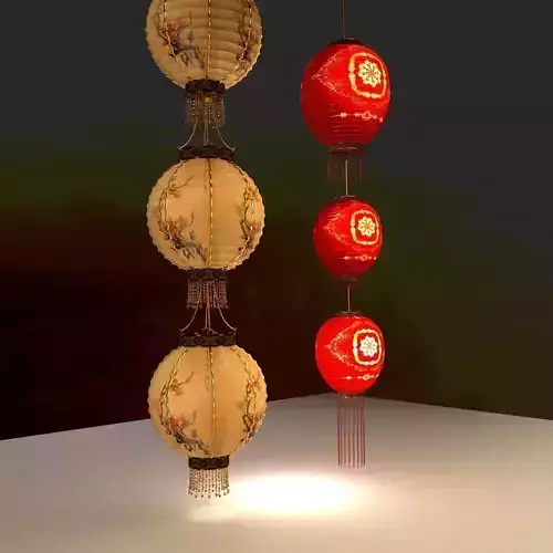 Chinese  red lantern 