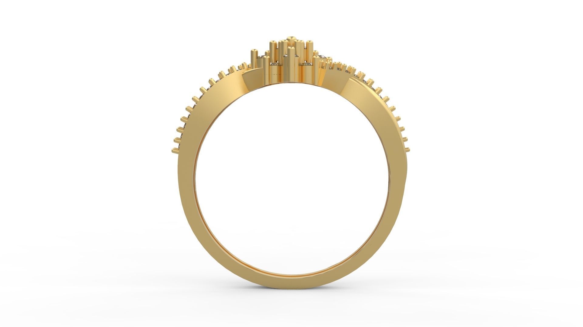 Minimalist Ring 291 3D print model_2