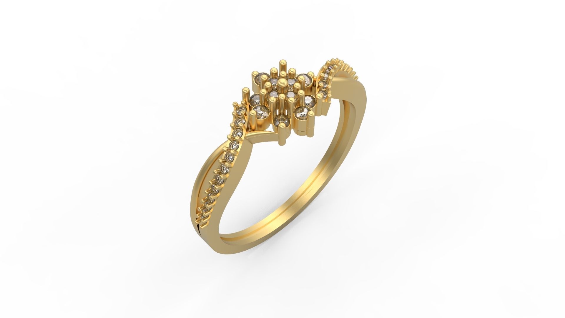 Minimalist Ring 291 3D print model_1
