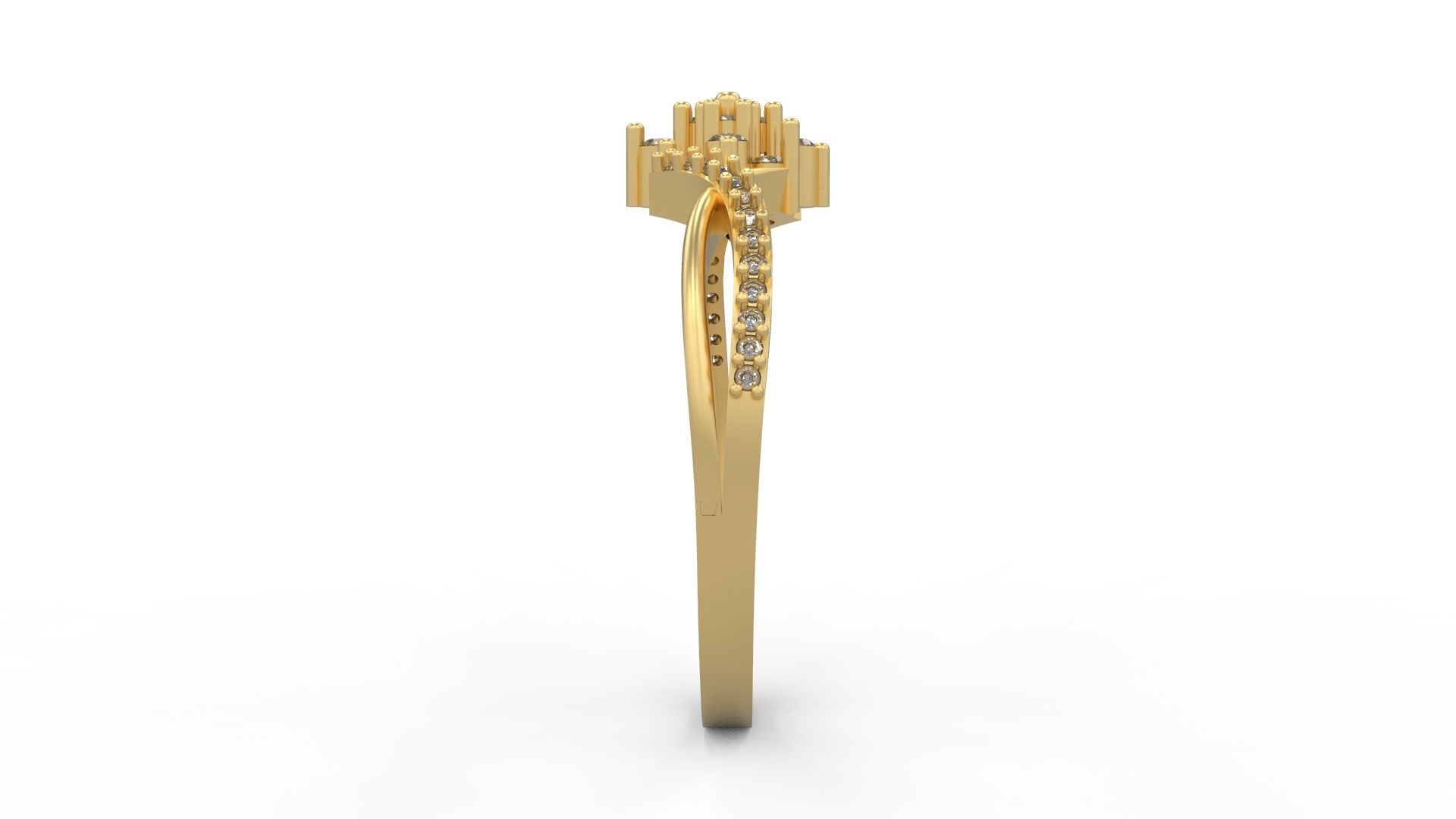 Minimalist Ring 291 3D print model_3