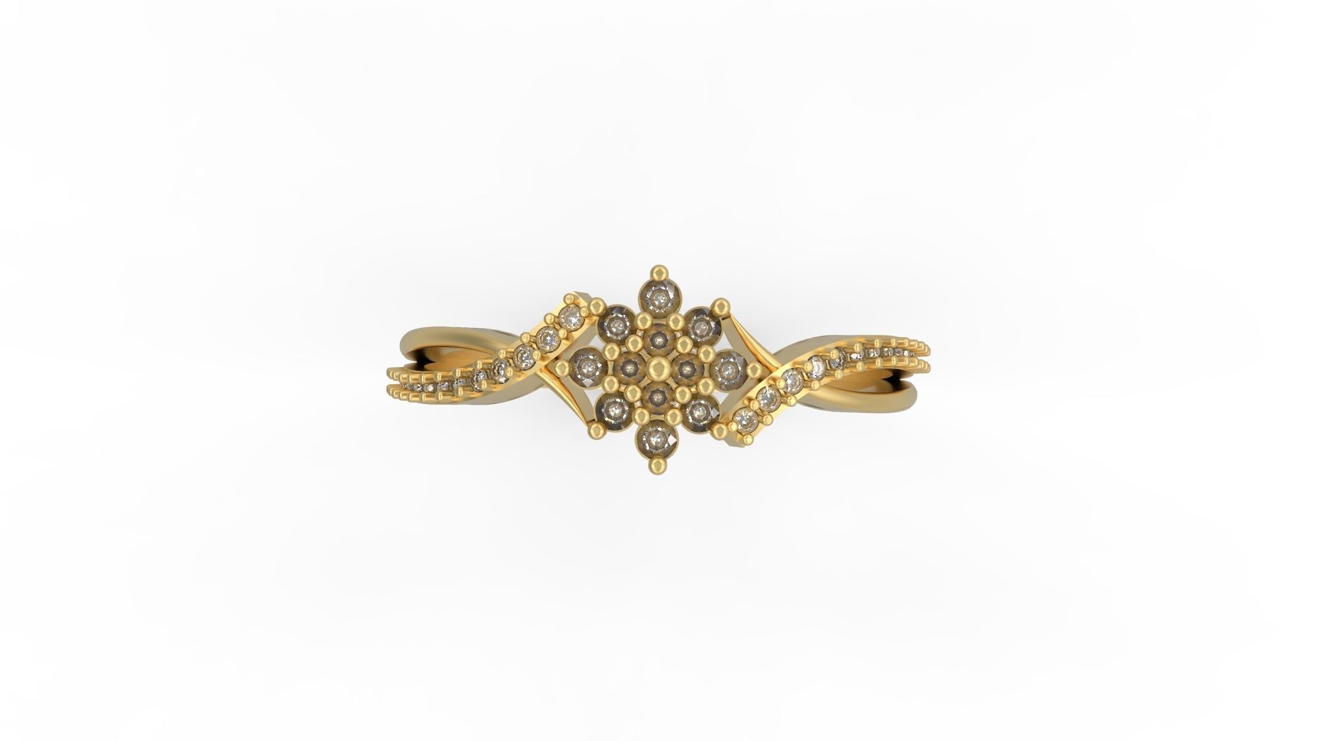 Minimalist Ring 291 3D print model_4