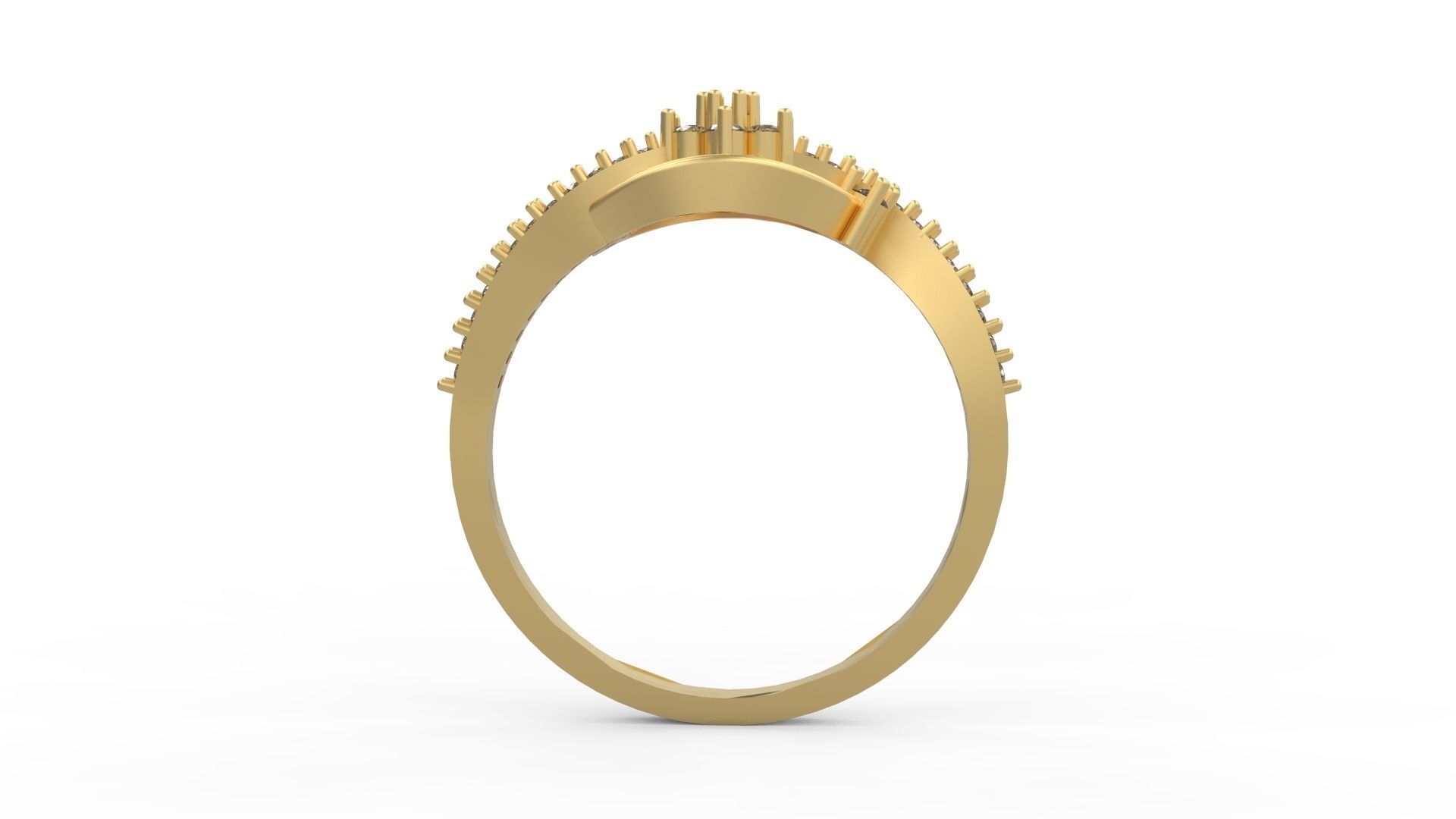 Minimalist Ring 292 3D print model_2