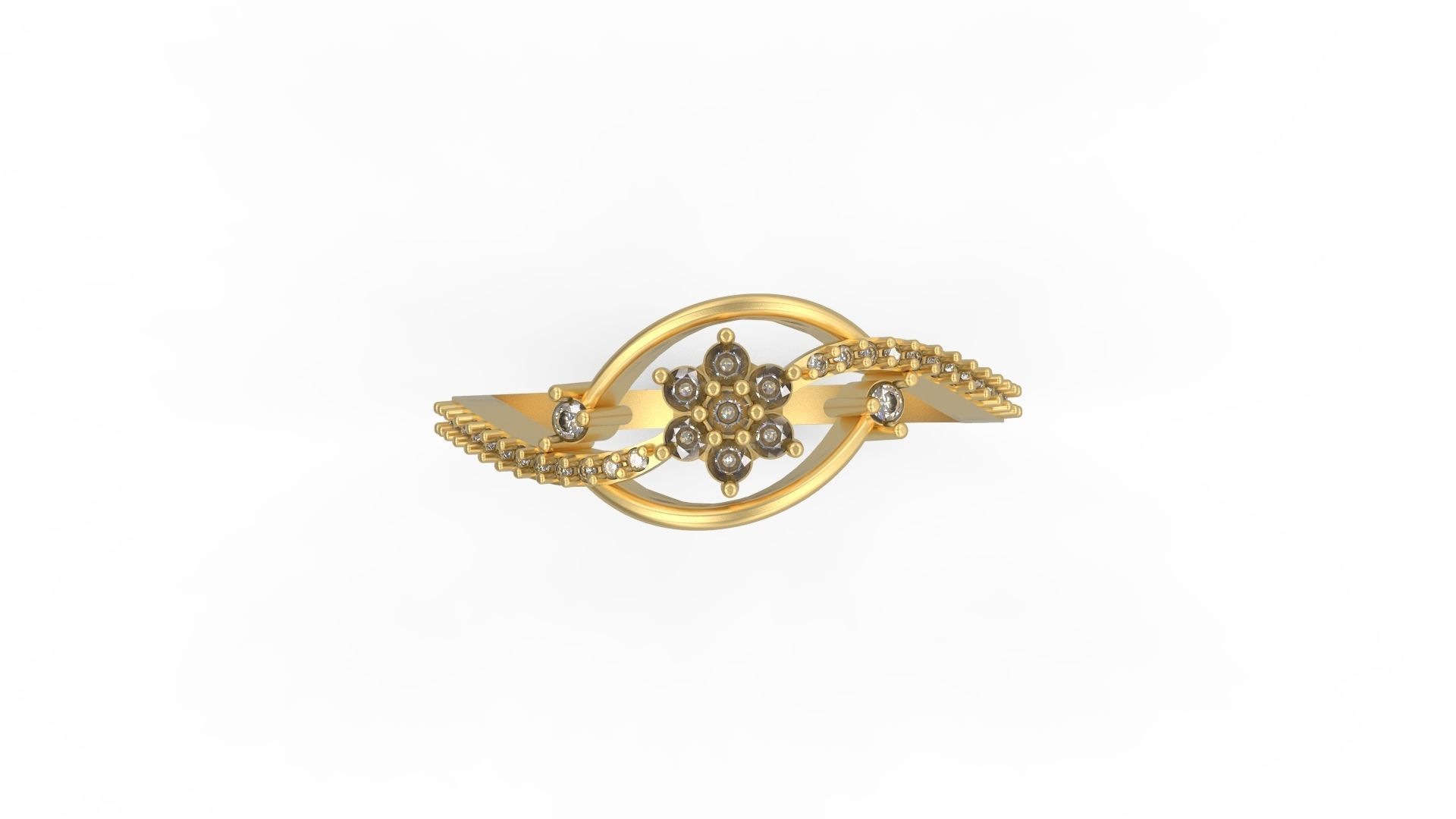 Minimalist Ring 292 3D print model_4