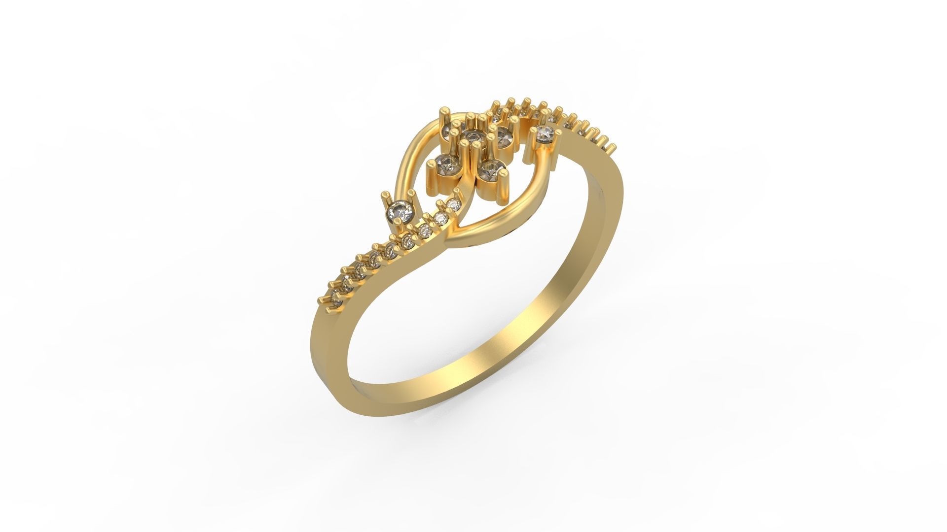 Minimalist Ring 293 3D print model_1