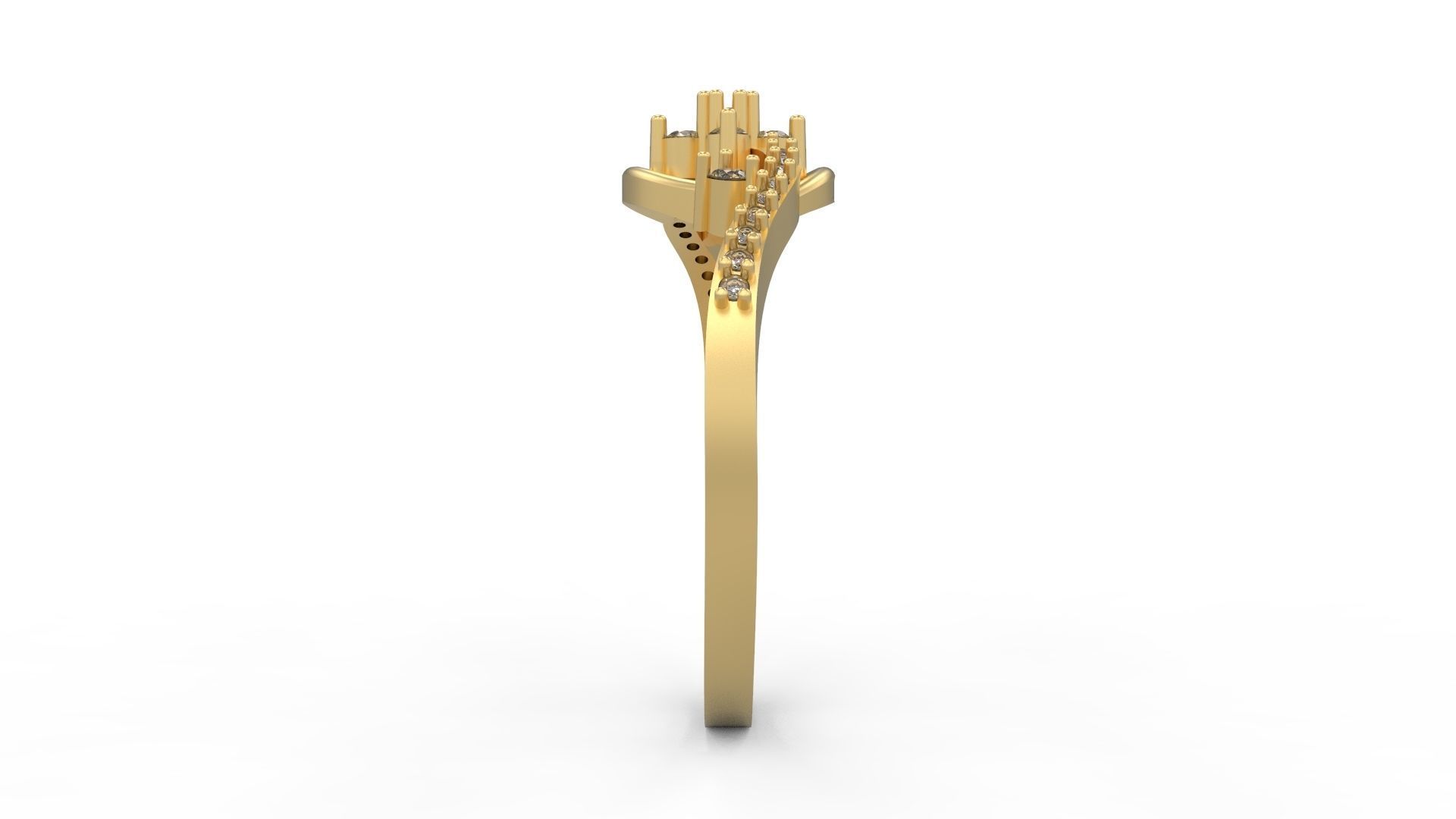 Minimalist Ring 293 3D print model_3