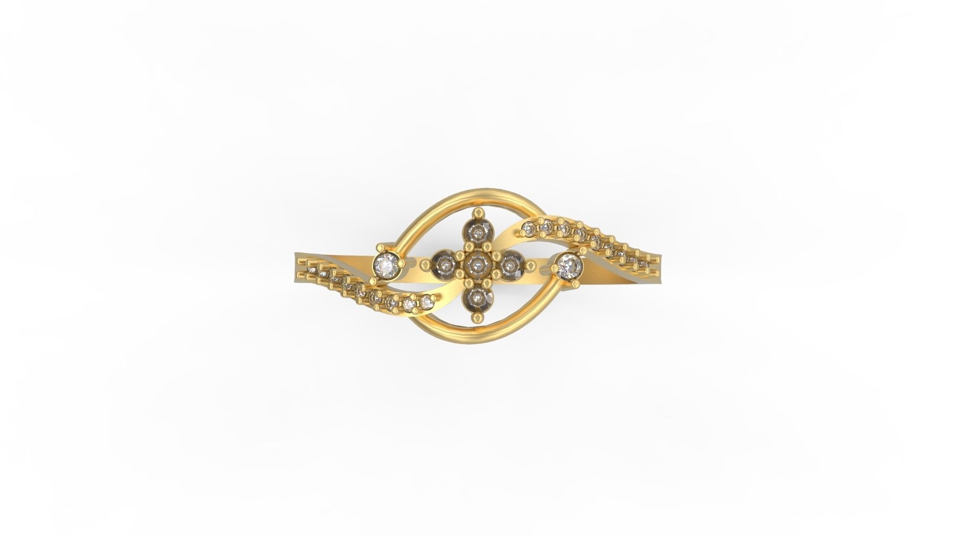 Minimalist Ring 293 3D print model_4