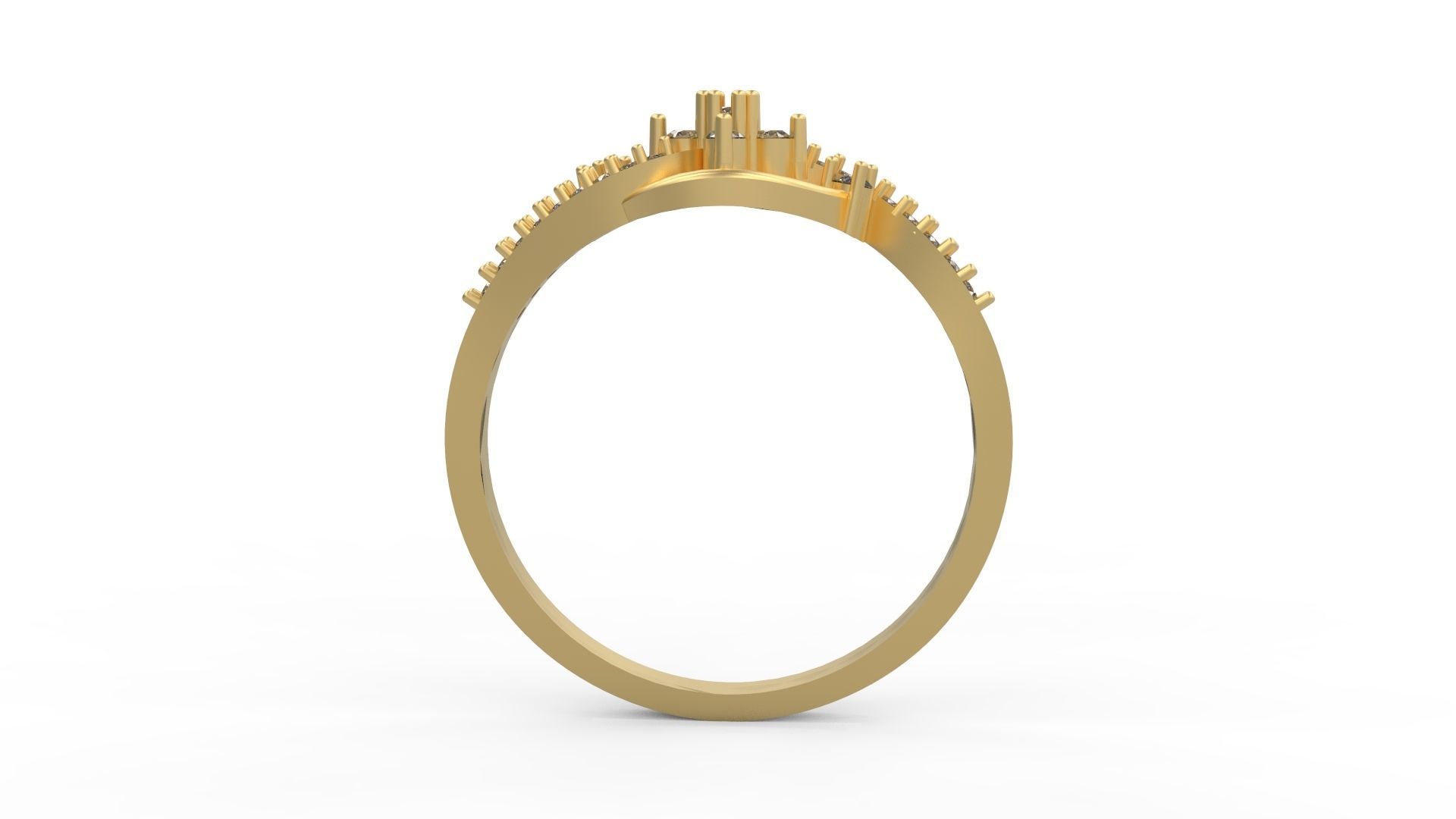 Minimalist Ring 293 3D print model_2
