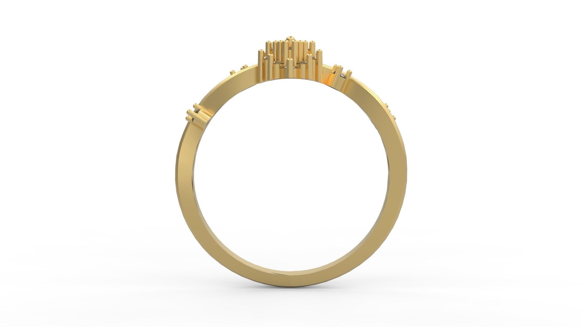 Minimalist Ring 294 3D print model_2