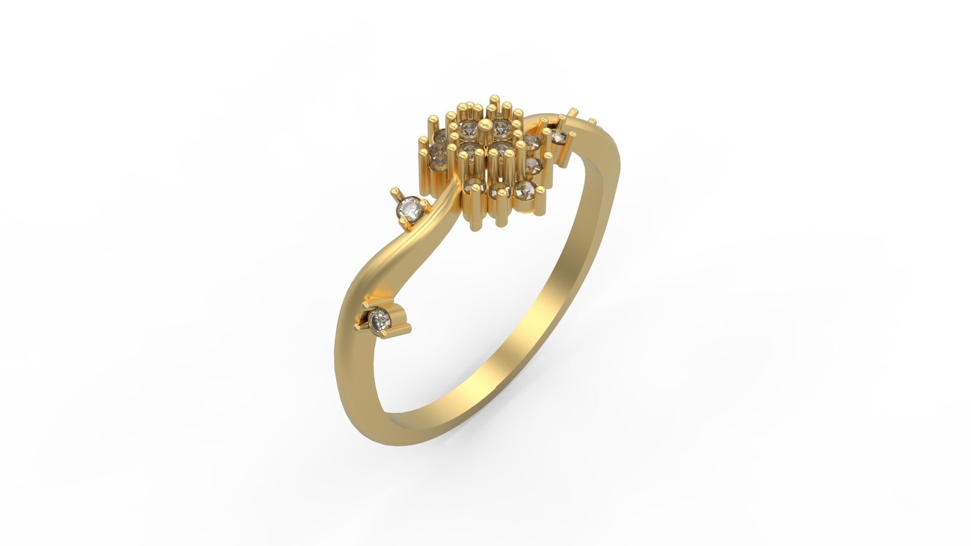 Minimalist Ring 294 3D print model_1