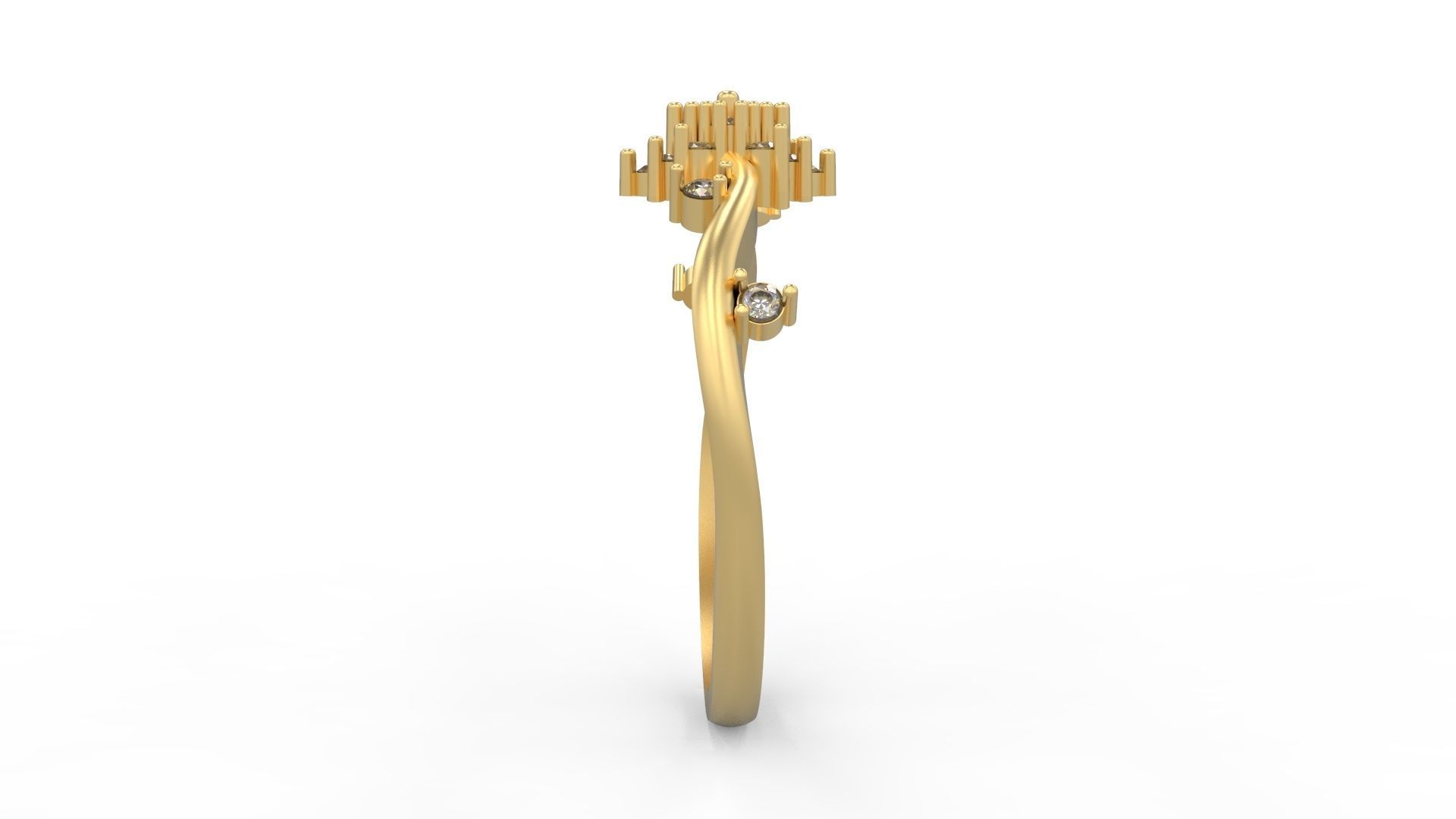 Minimalist Ring 294 3D print model_3